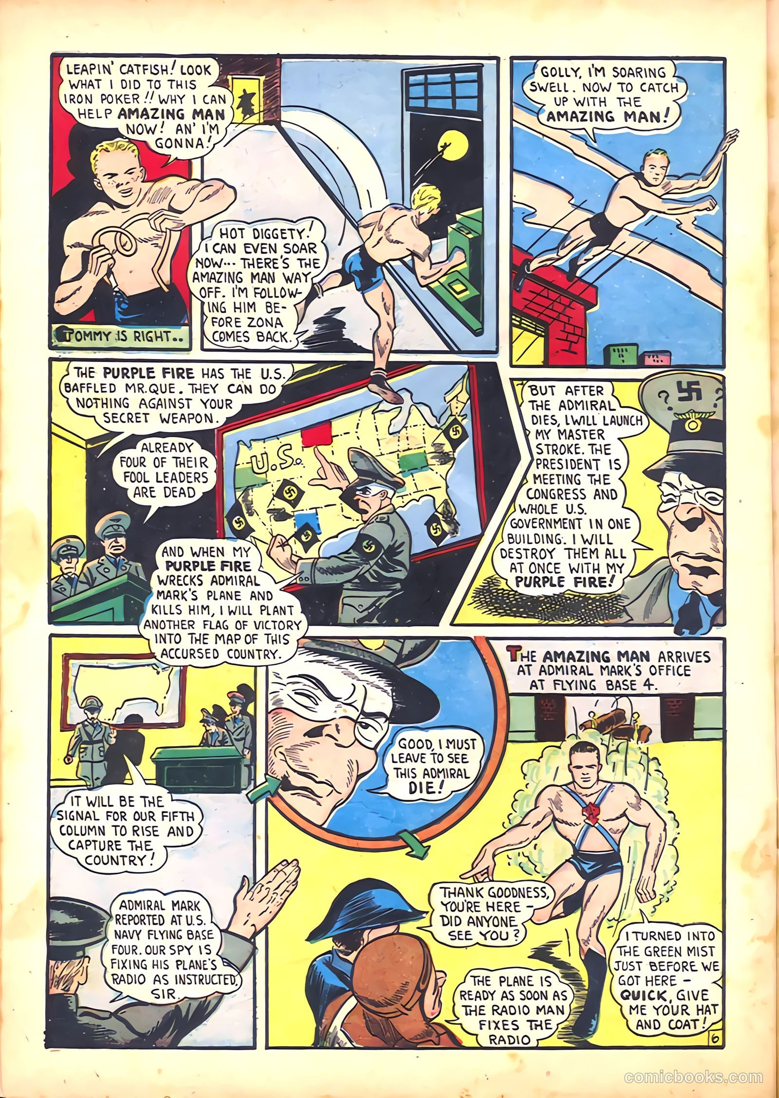 Amazing Man Comics #23 (1941) — page 8