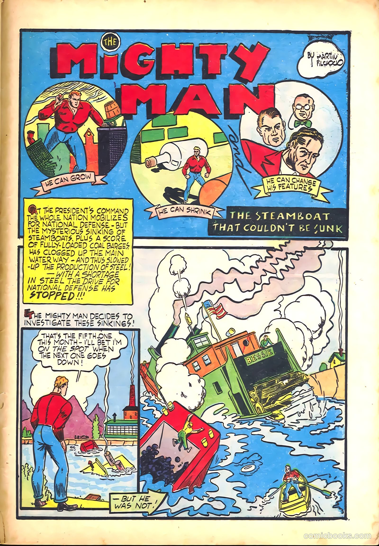 Amazing Man Comics #23 (1941) — page 57