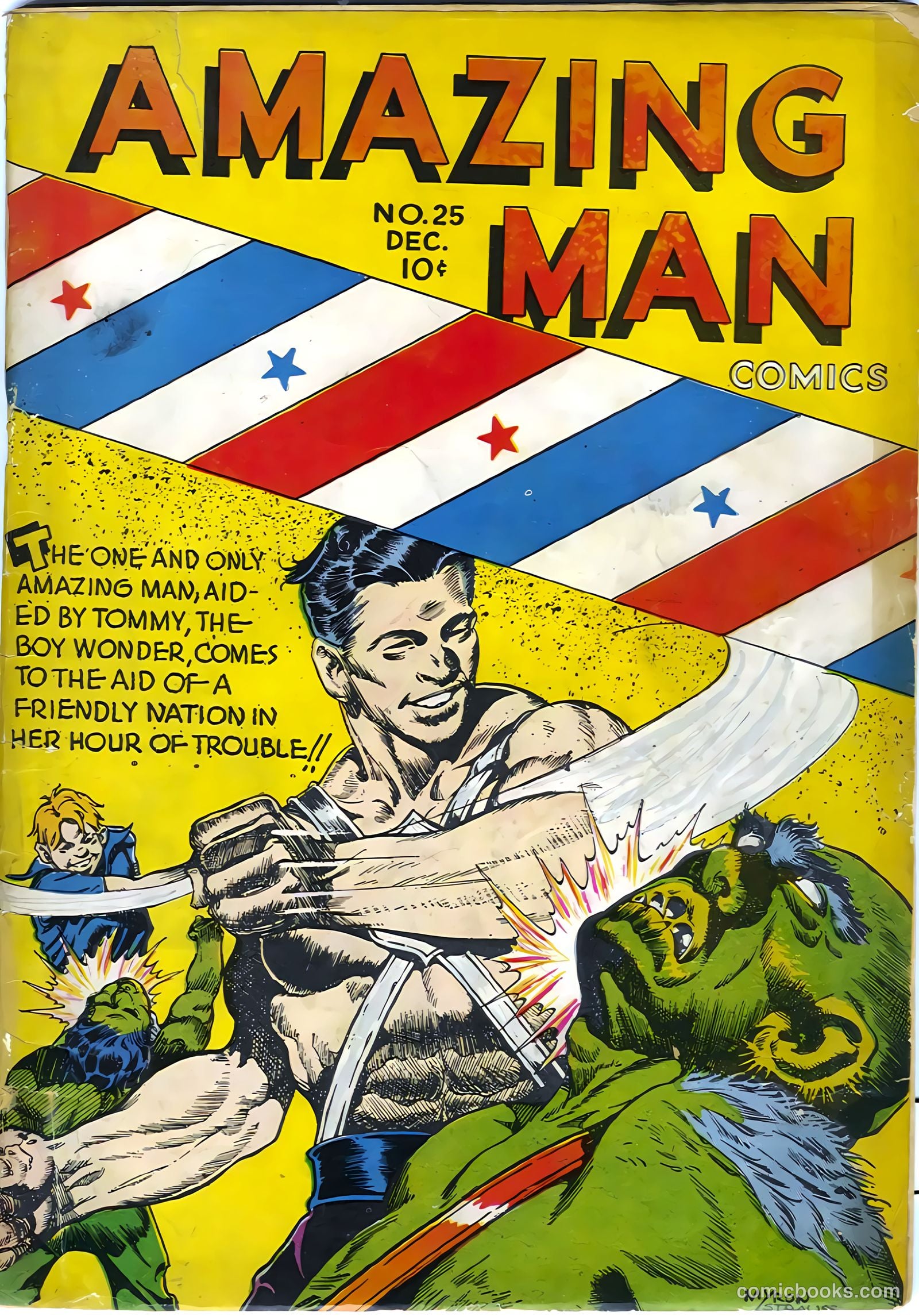 Amazing Man Comics #25 (1941) — page 1