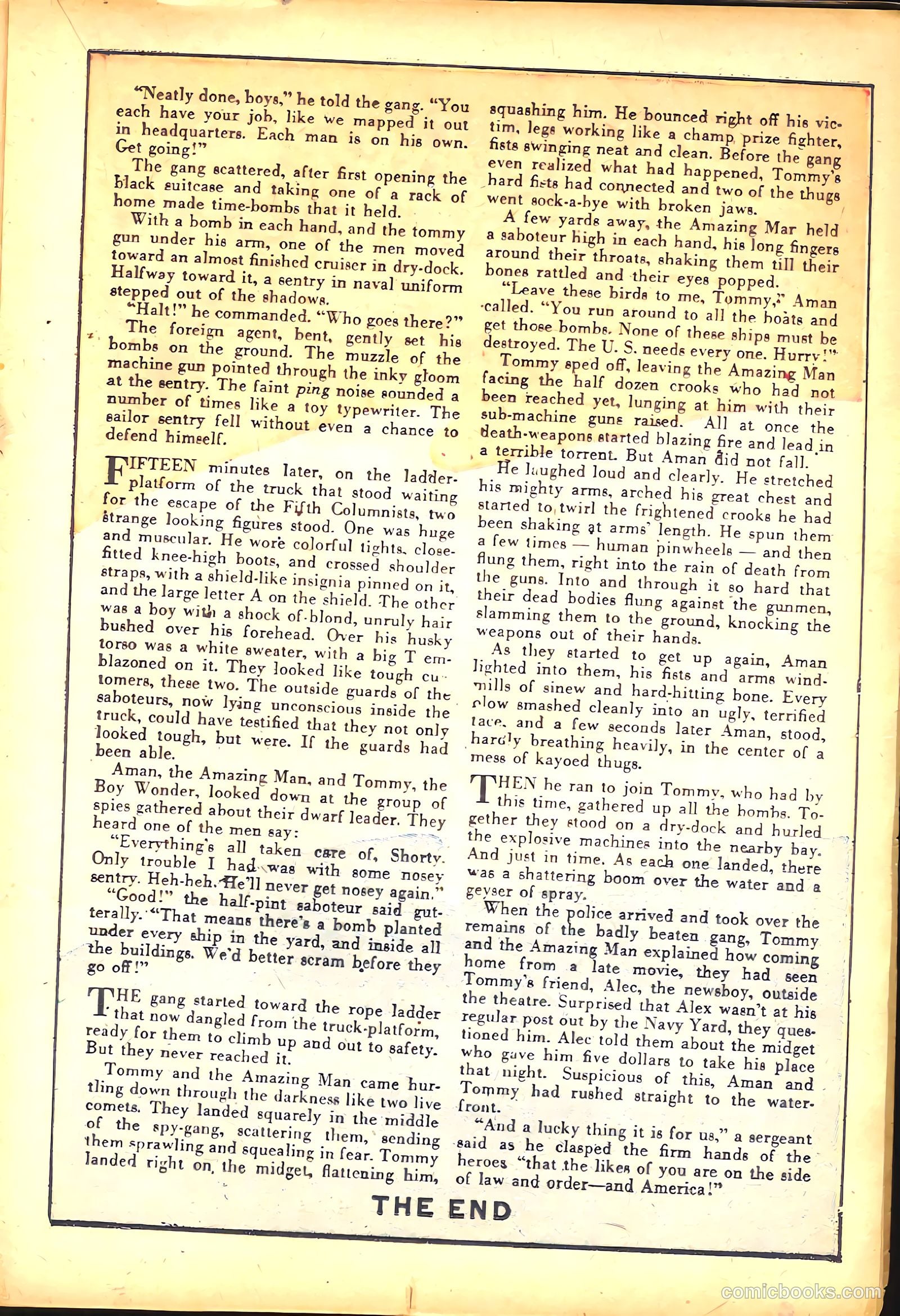 Amazing Man Comics #25 (1941) — page 31