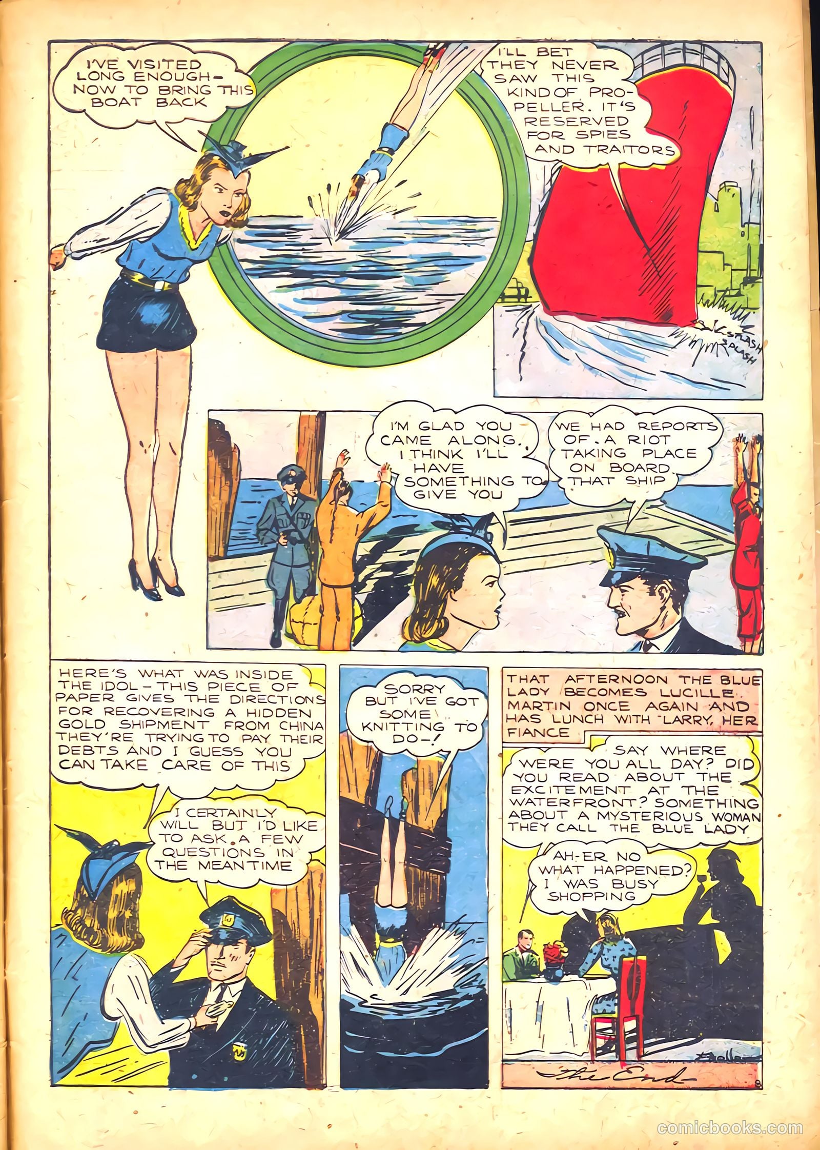 Amazing Man Comics #25 (1941) — page 59