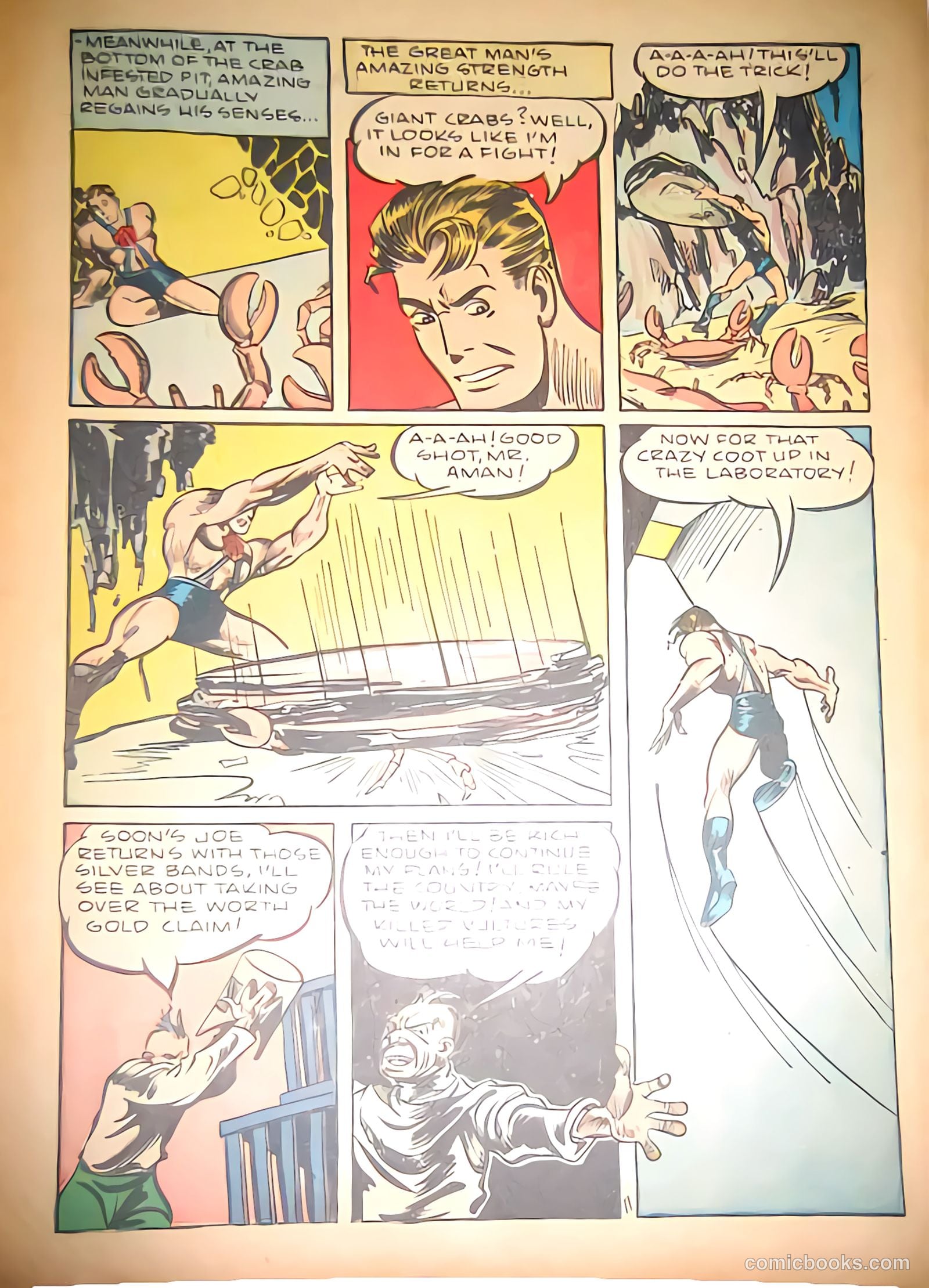 Amazing Man Comics #26 (1942) — page 34 of 52