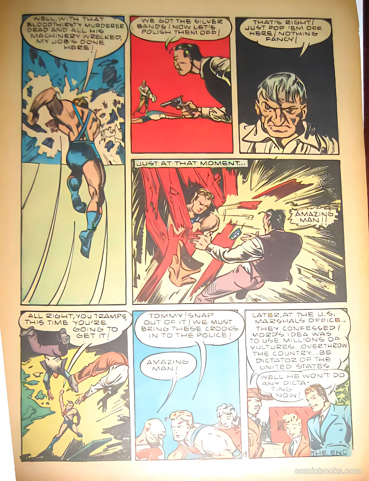 Amazing Man Comics #26 (1942) — page 36 of 52