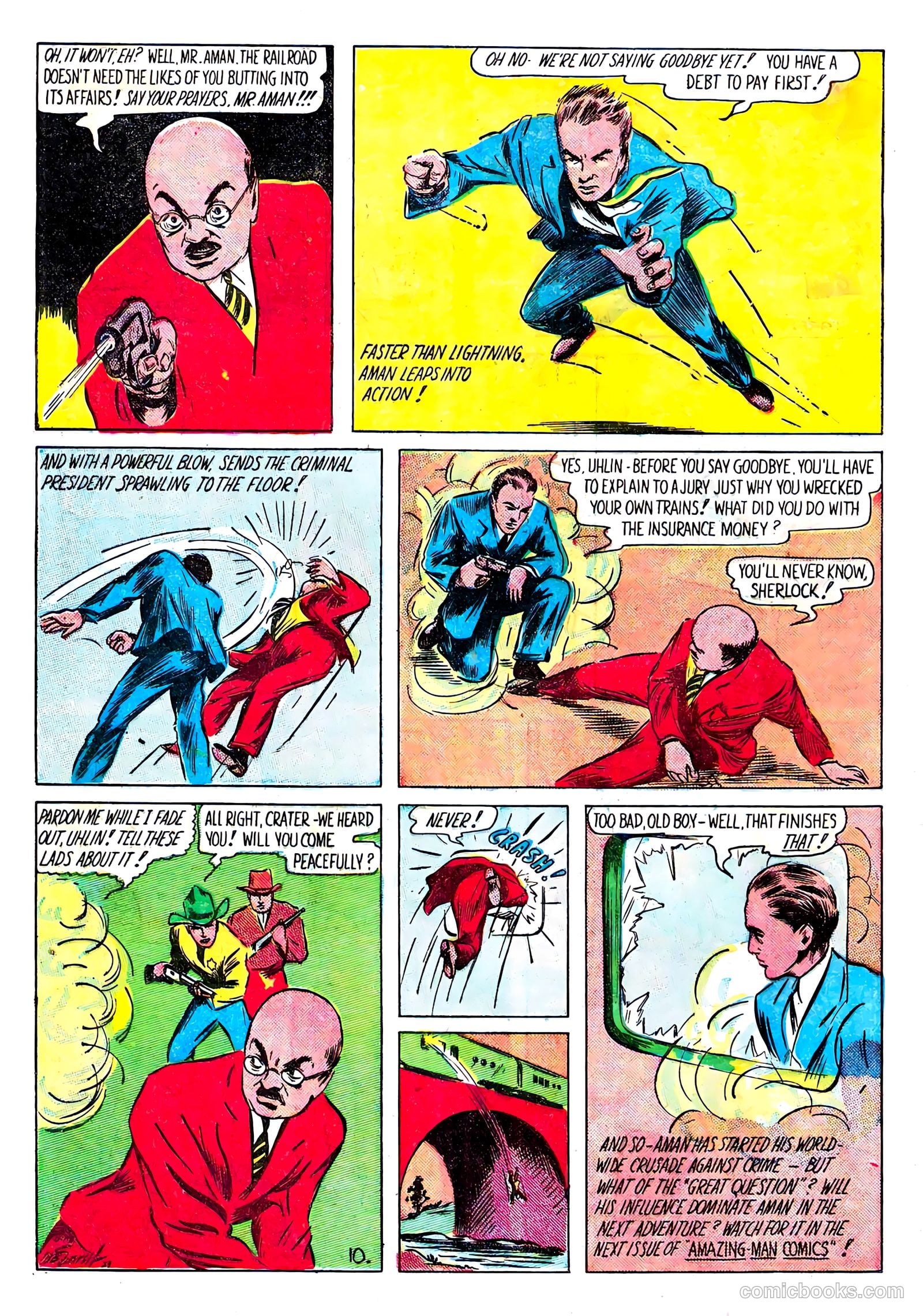Amazing Man Comics #5 (1938) — page 12