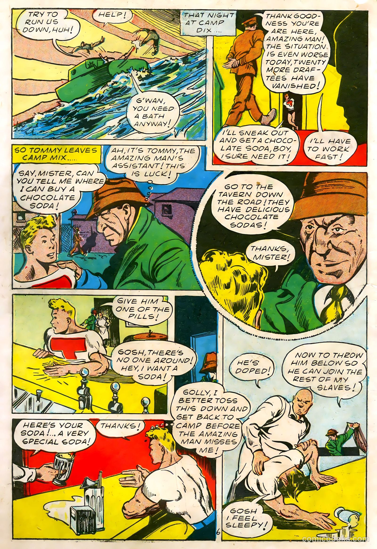 Amazing Man Comics #6 (1939) — page 8