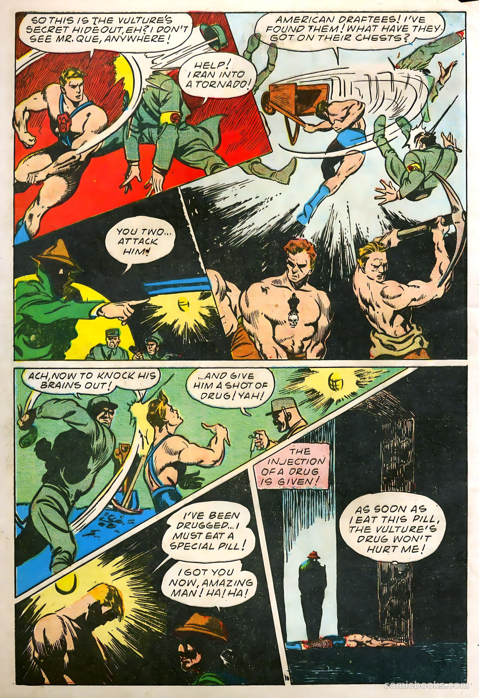 Amazing Man Comics #6 (1939) — page 12