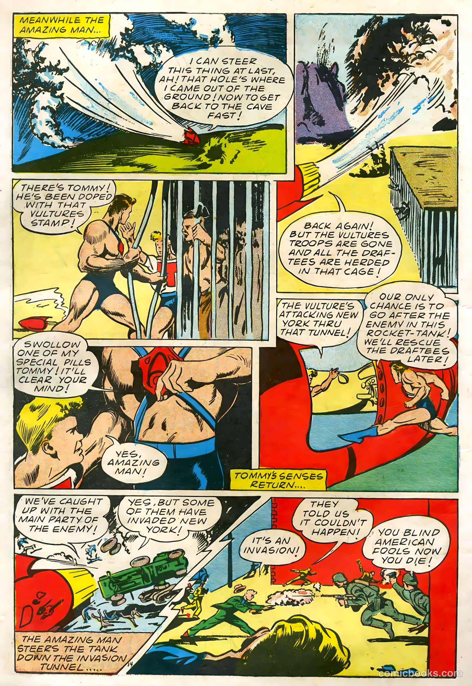 Amazing Man Comics #6 (1939) — page 16