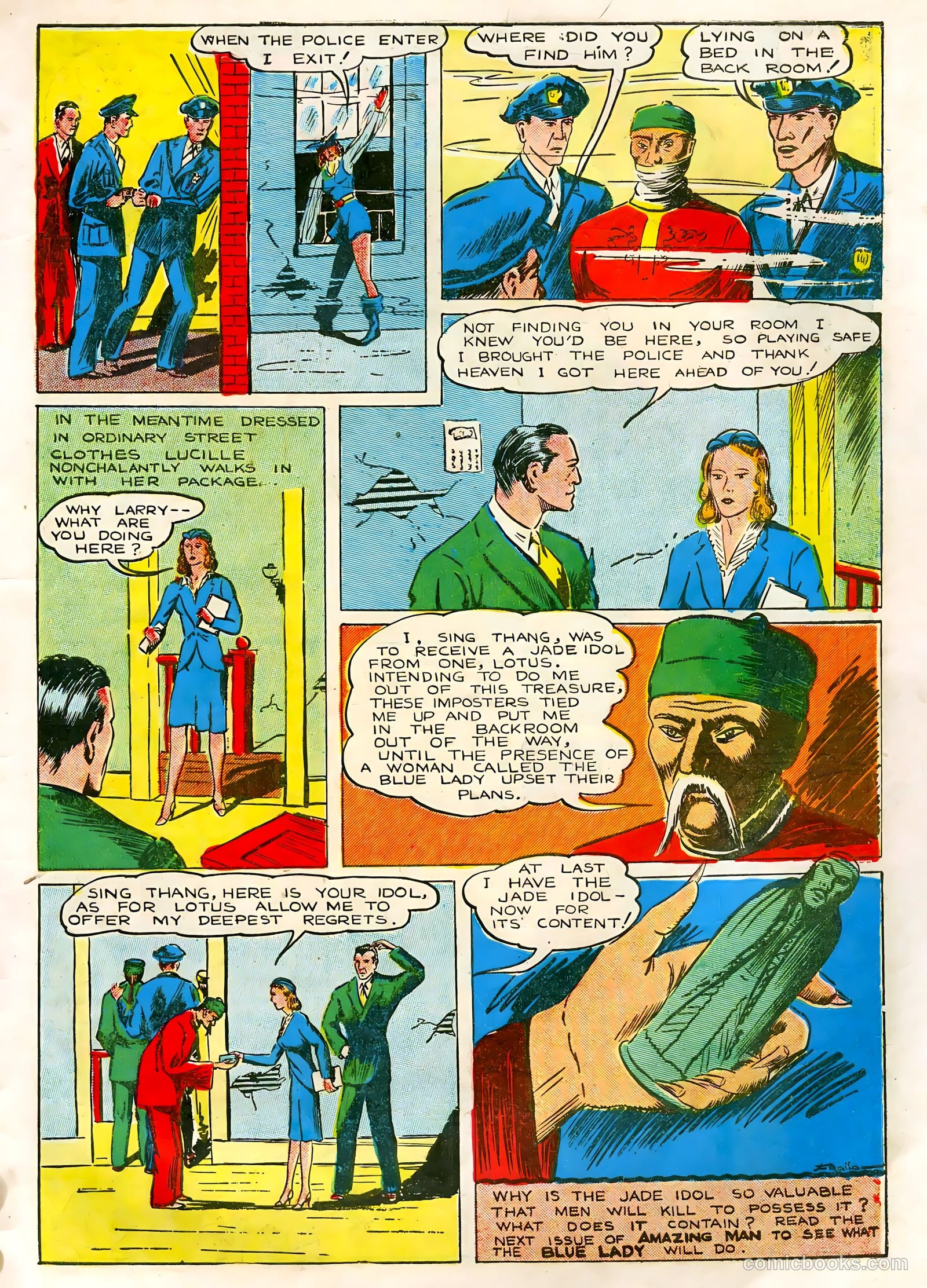 Amazing Man Comics #6 (1939) — page 59