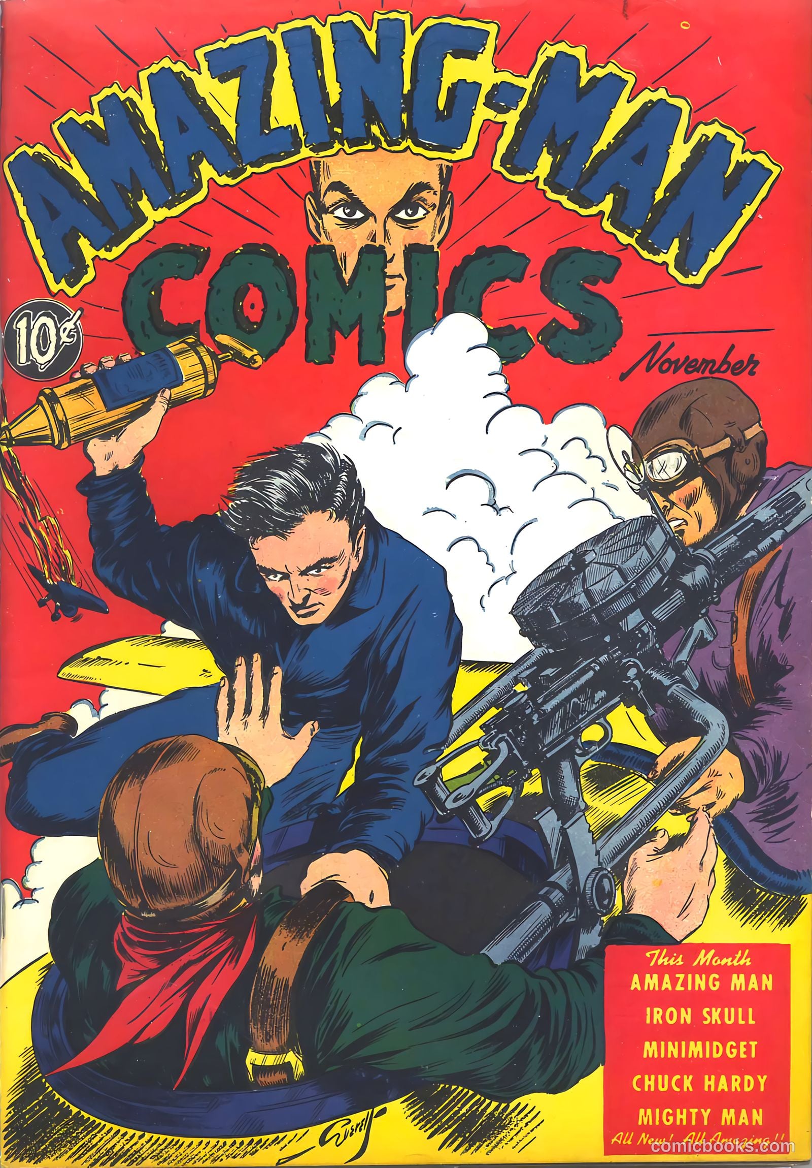Amazing Man Comics #7 (1939) — page 2