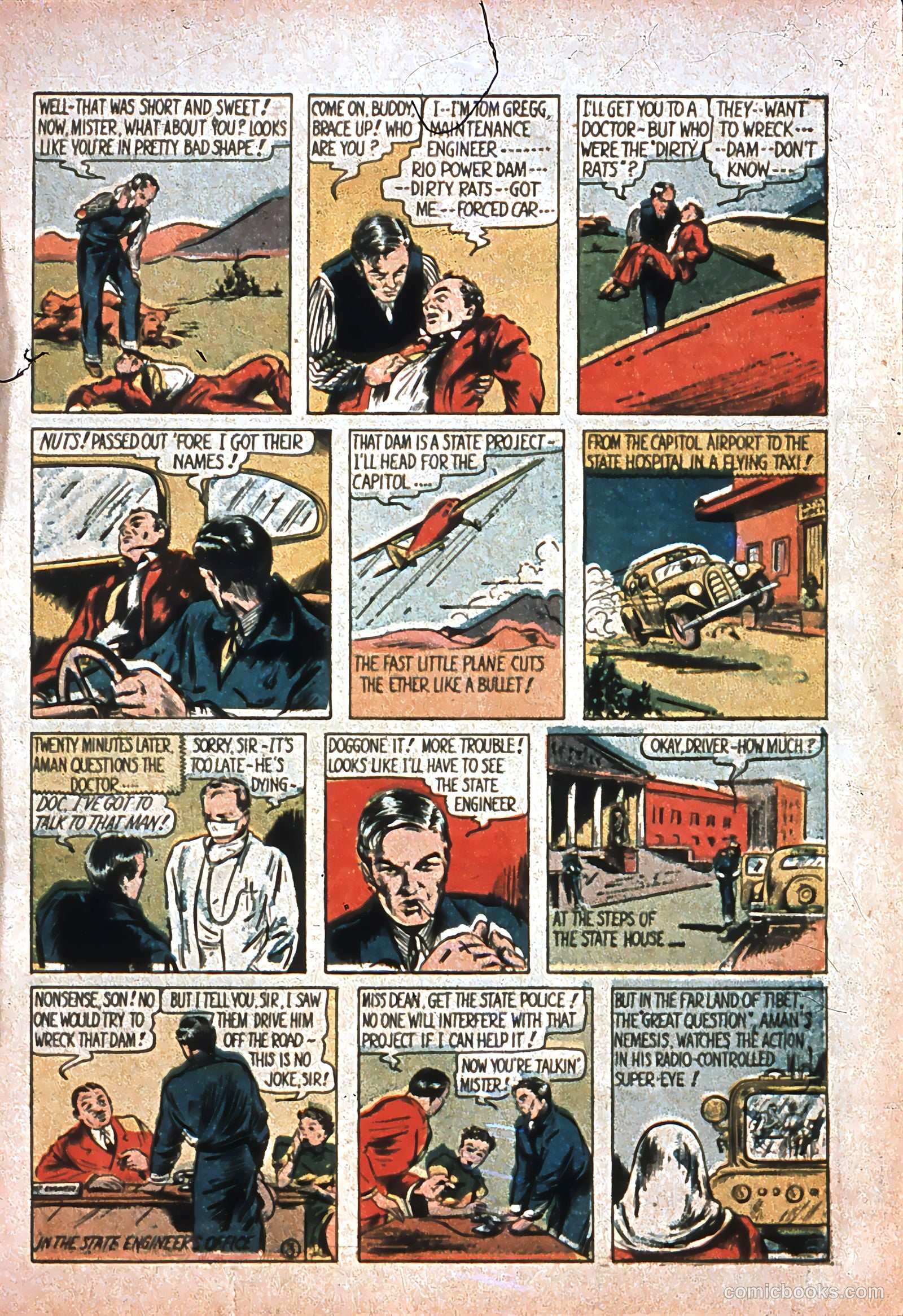 Amazing Man Comics #7 (1939) — page 6