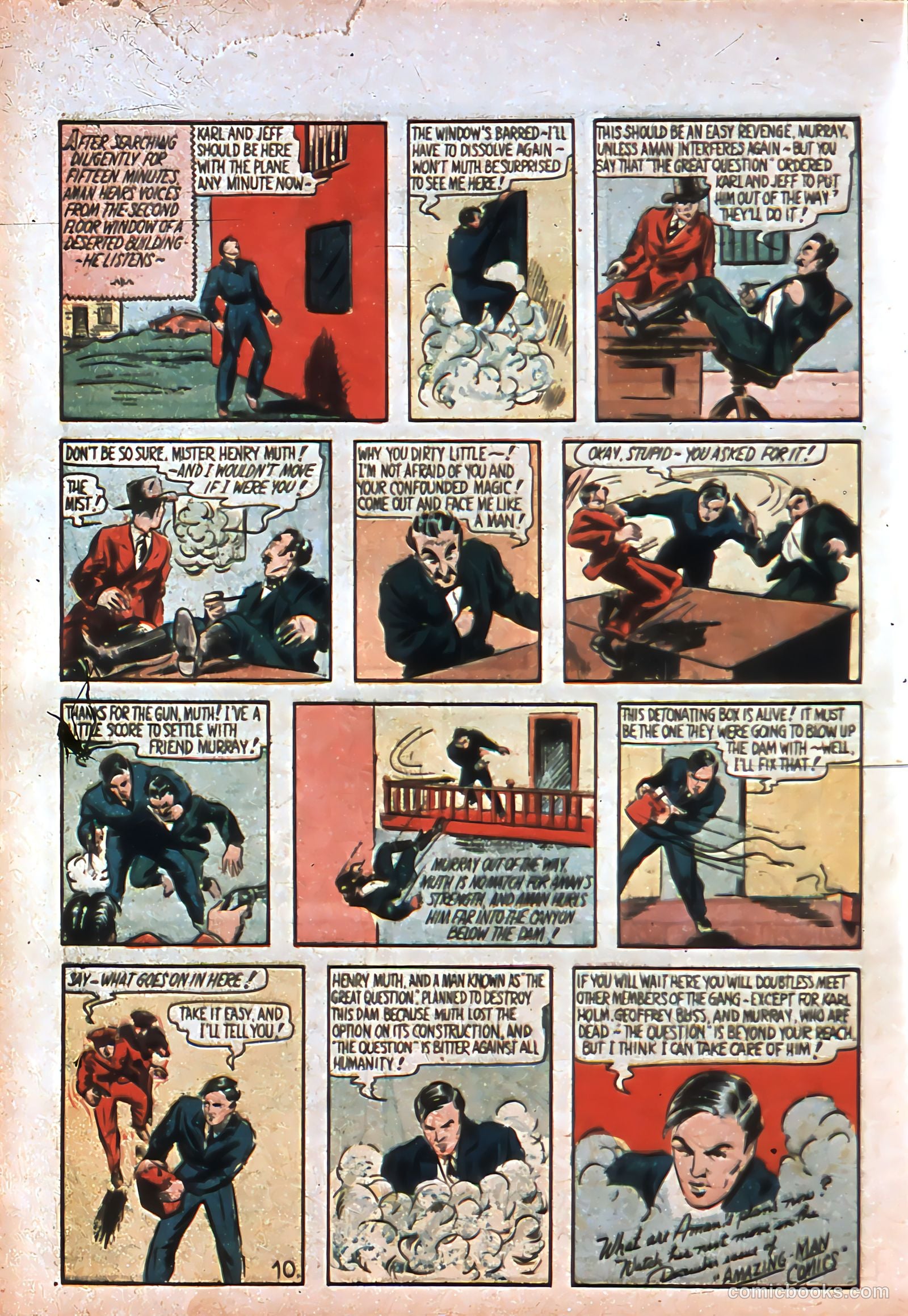 Amazing Man Comics #7 (1939) — page 13