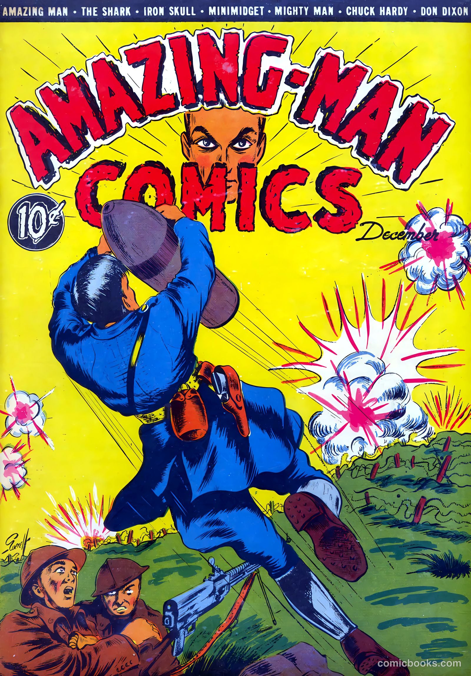 Amazing Man Comics #8 (1939) — page 1