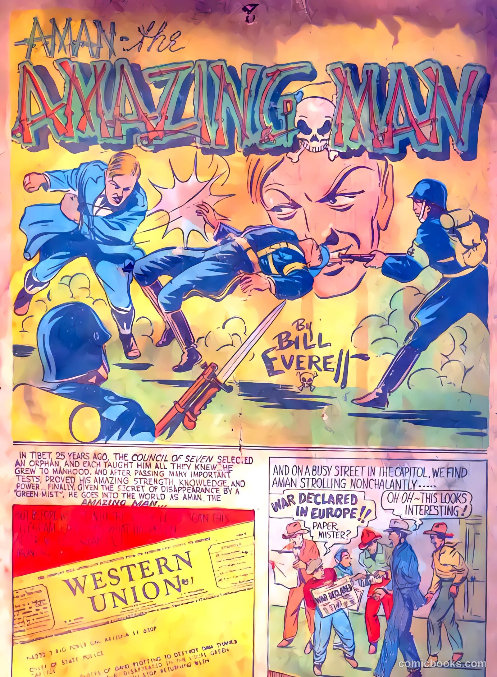 Amazing Man Comics #8 (1939) — page 3
