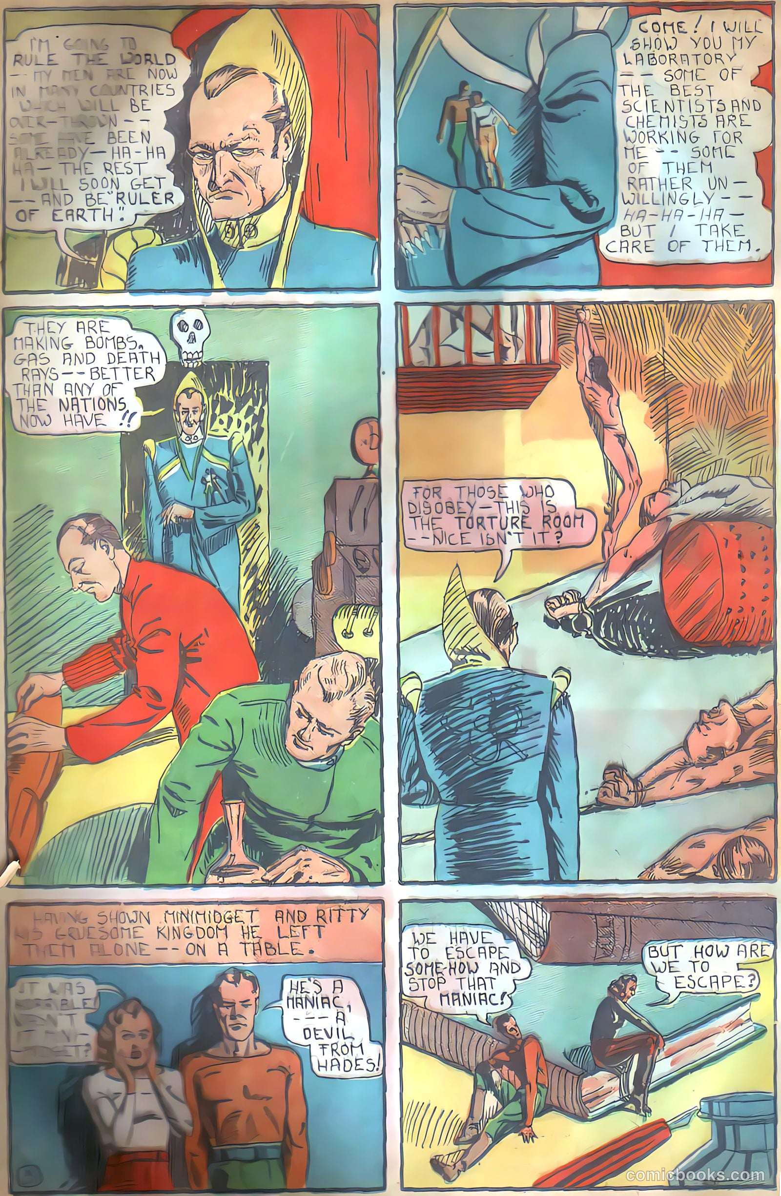 Amazing Man Comics #8 (1939) — page 46