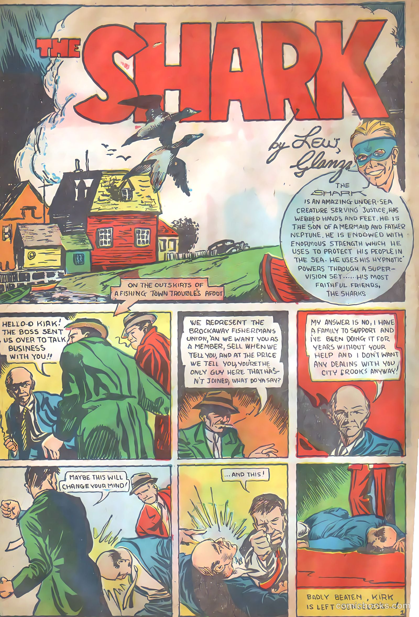 Amazing Man Comics #8 (1939) — page 66