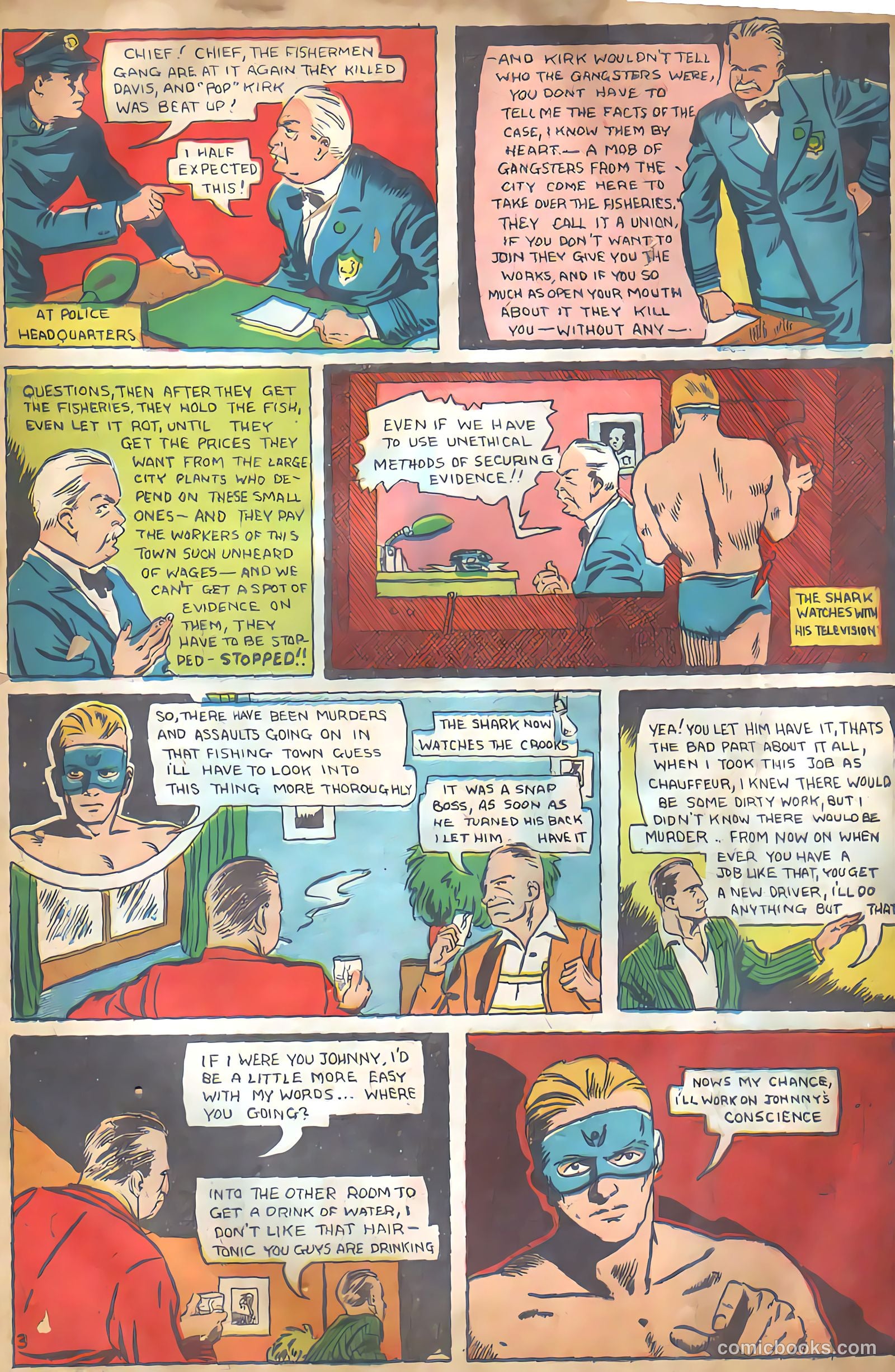 Amazing Man Comics #8 (1939) — page 68