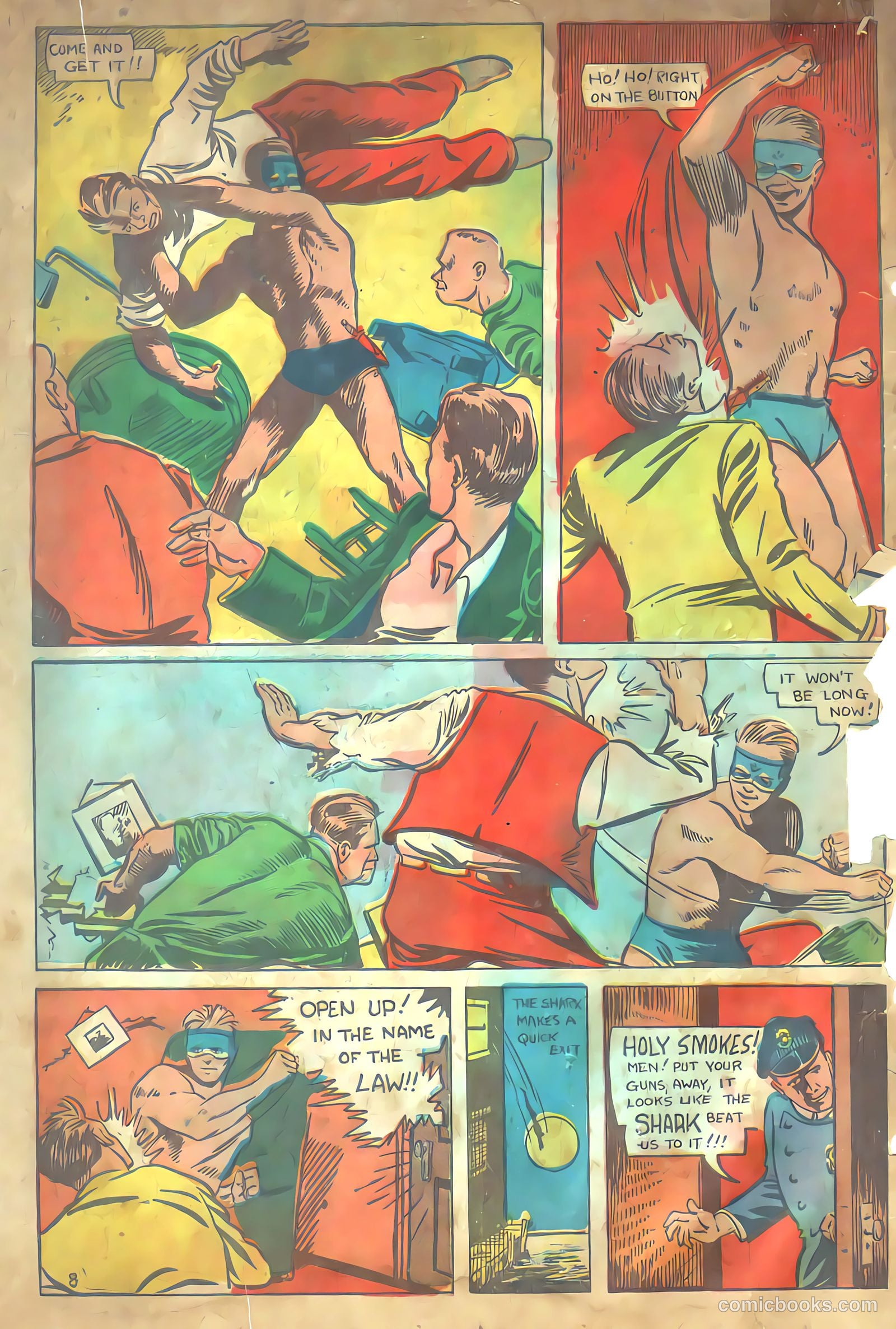 Amazing Man Comics #8 (1939) — page 74