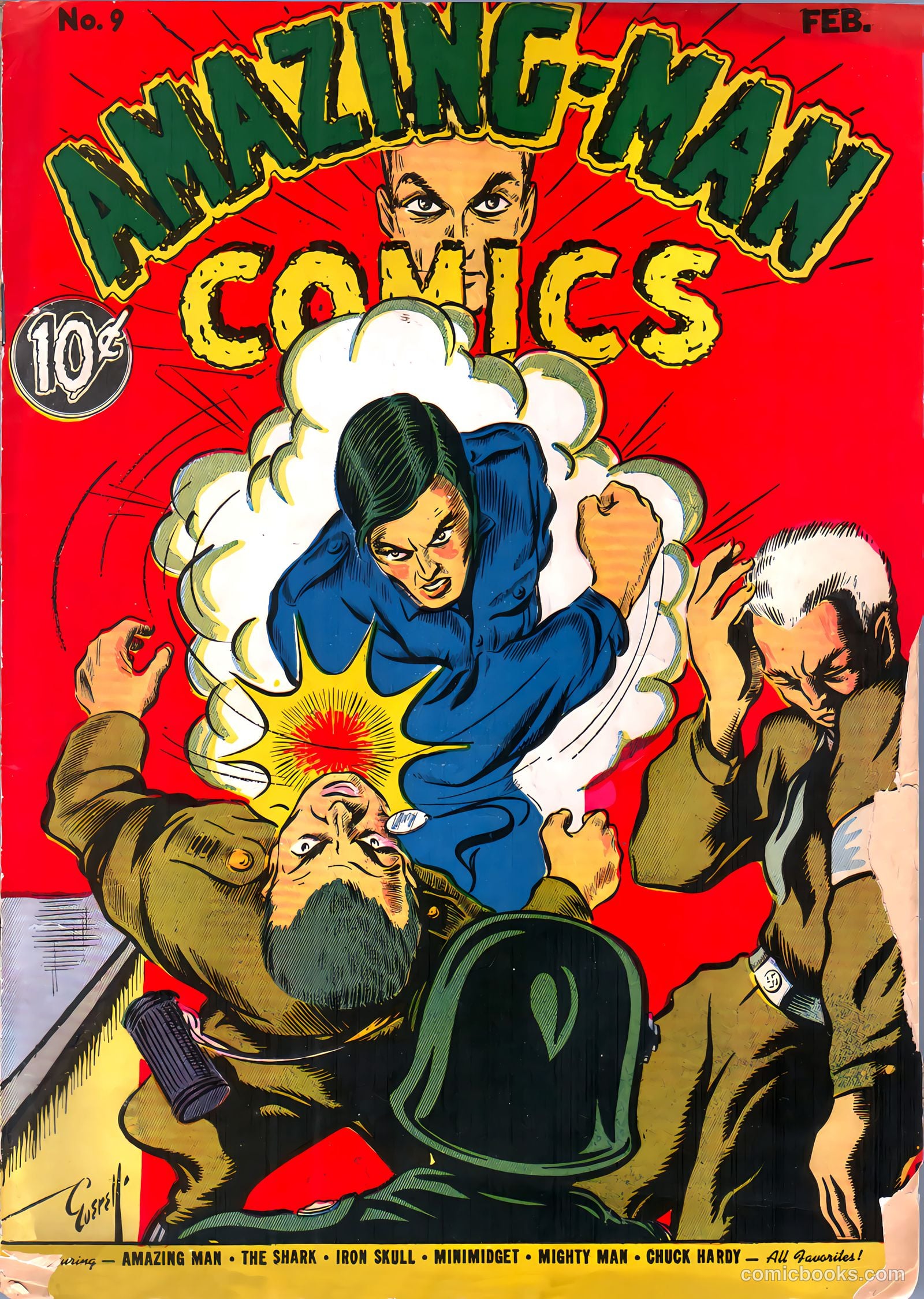 Amazing Man Comics #9 (1940) — page 1