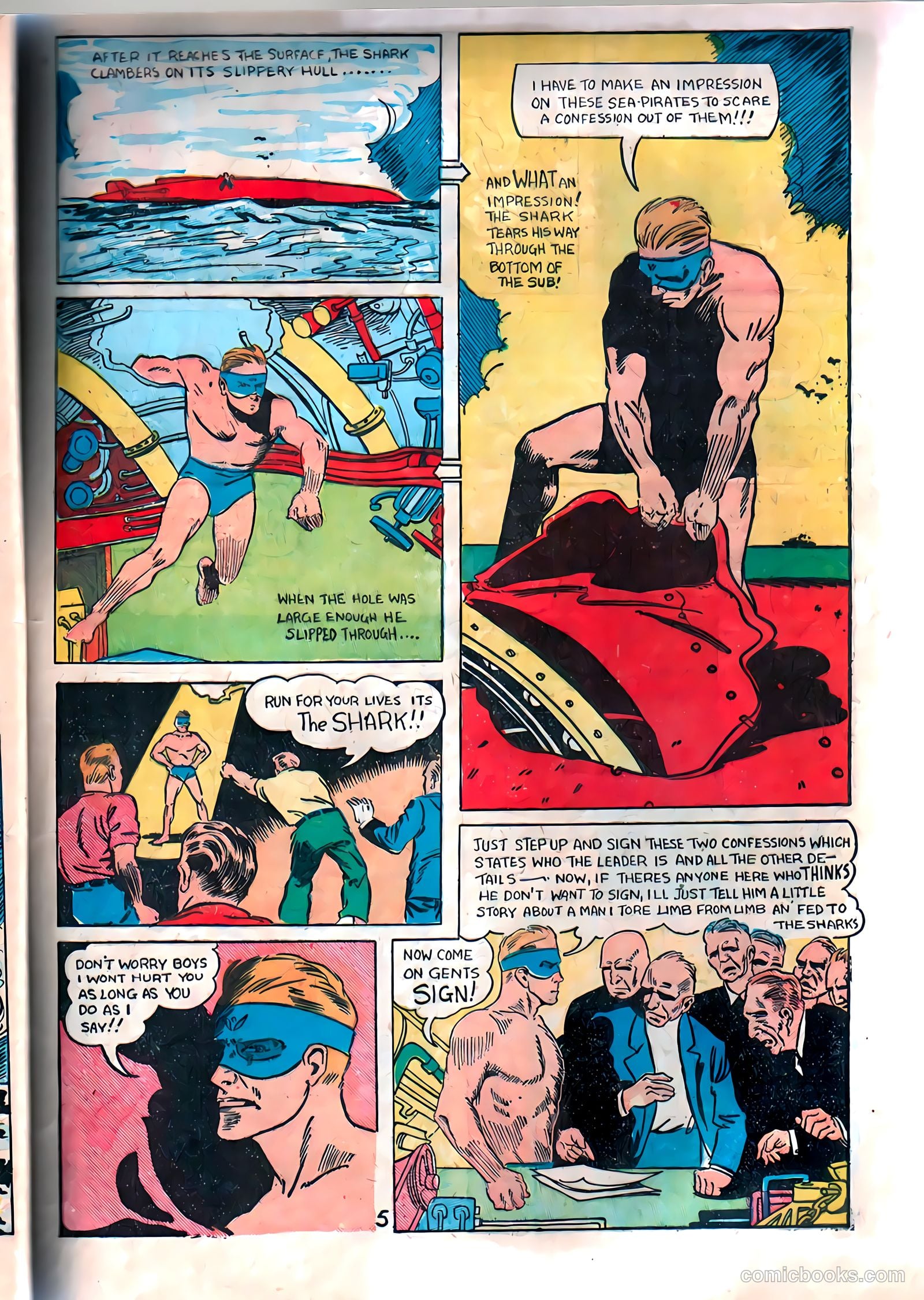 Amazing Man Comics #9 (1940) — page 64