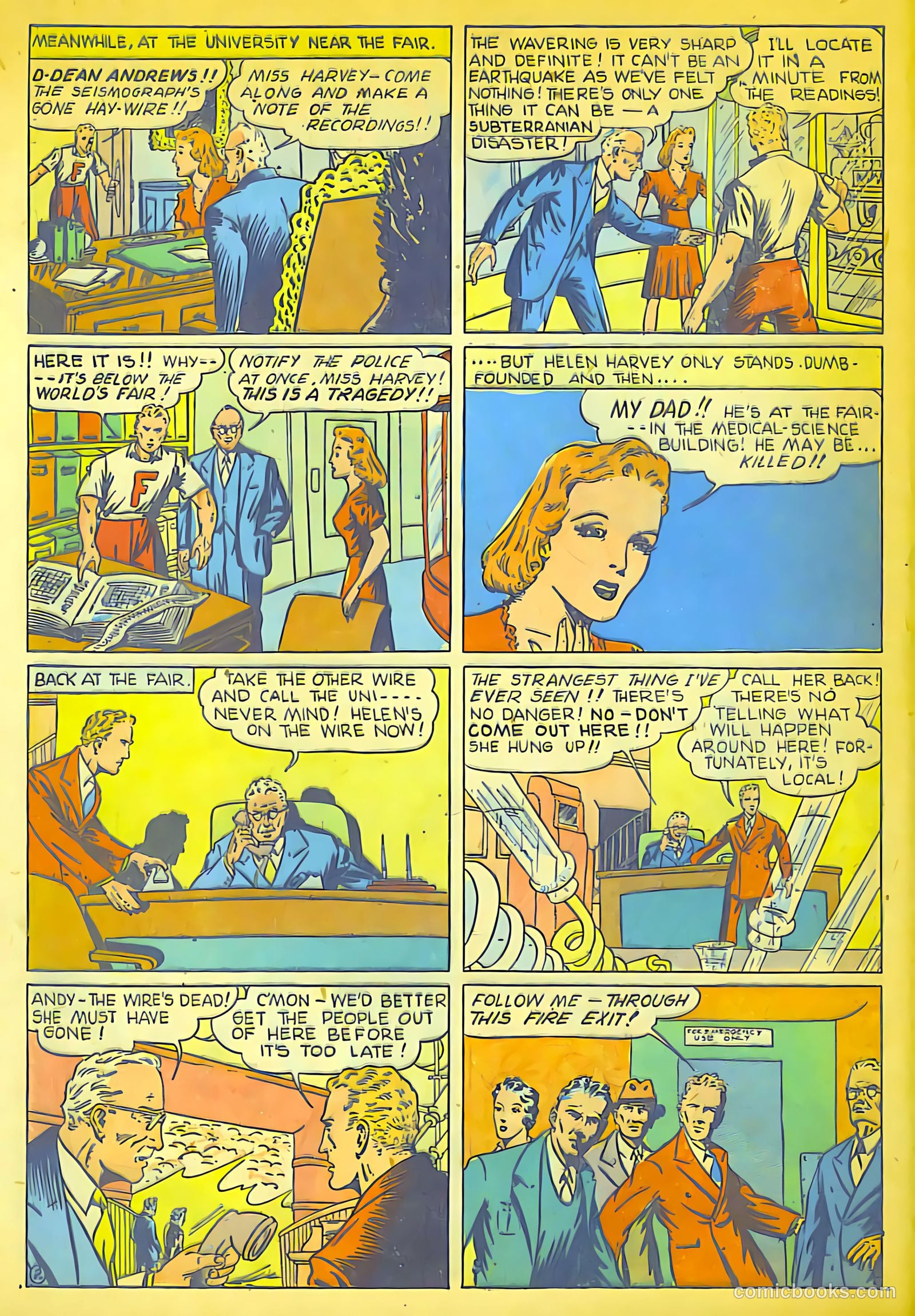 Amazing Mystery Funnies #10 (1939) — page 3 of 9