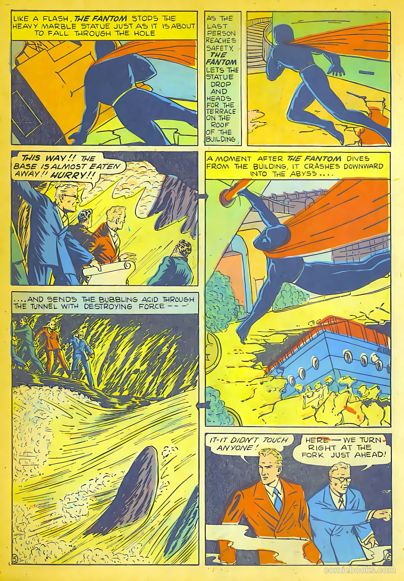 Amazing Mystery Funnies #10 (1939) — page 6 of 9