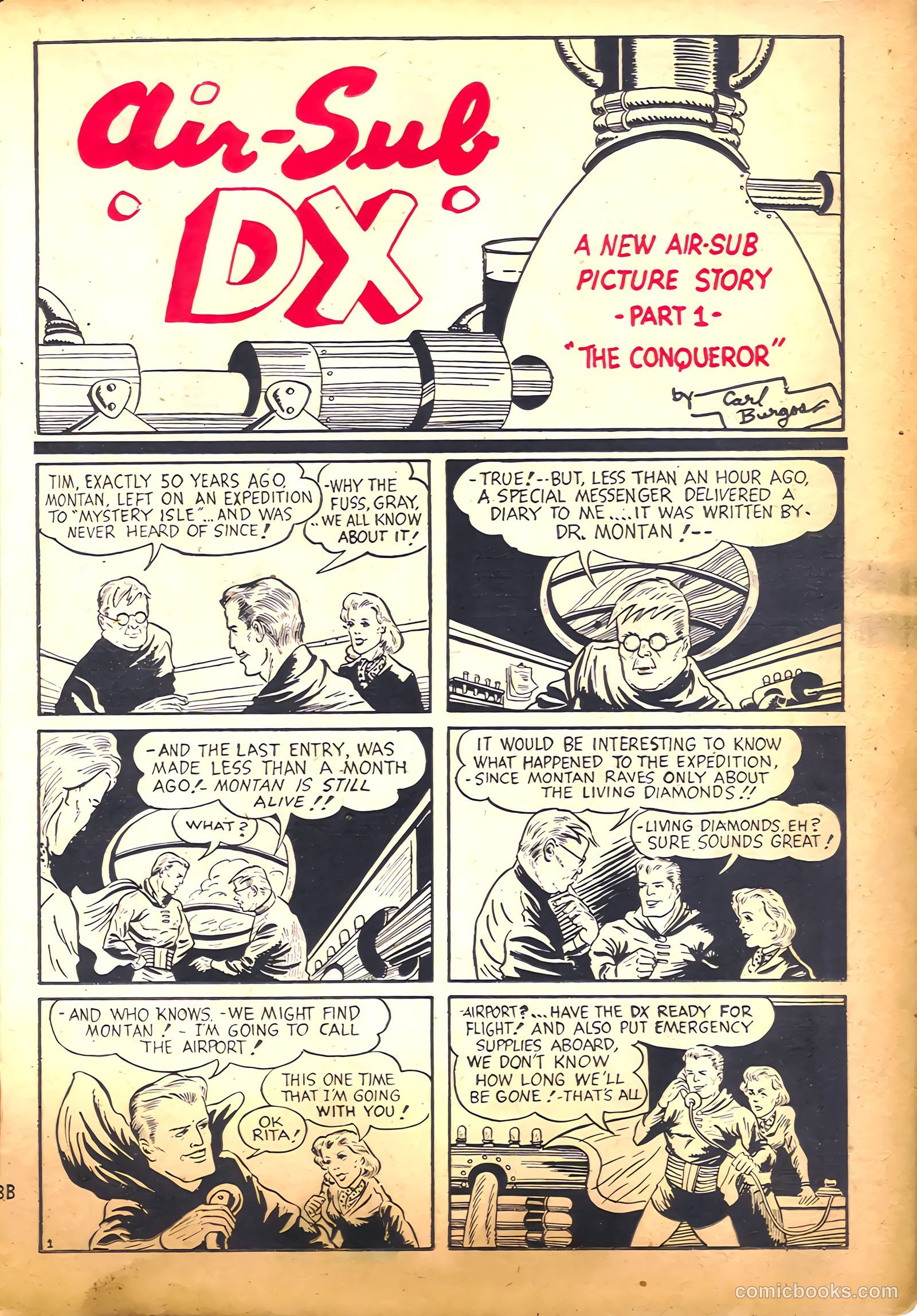 Amazing Mystery Funnies #11 (1939) — page 19 of 52