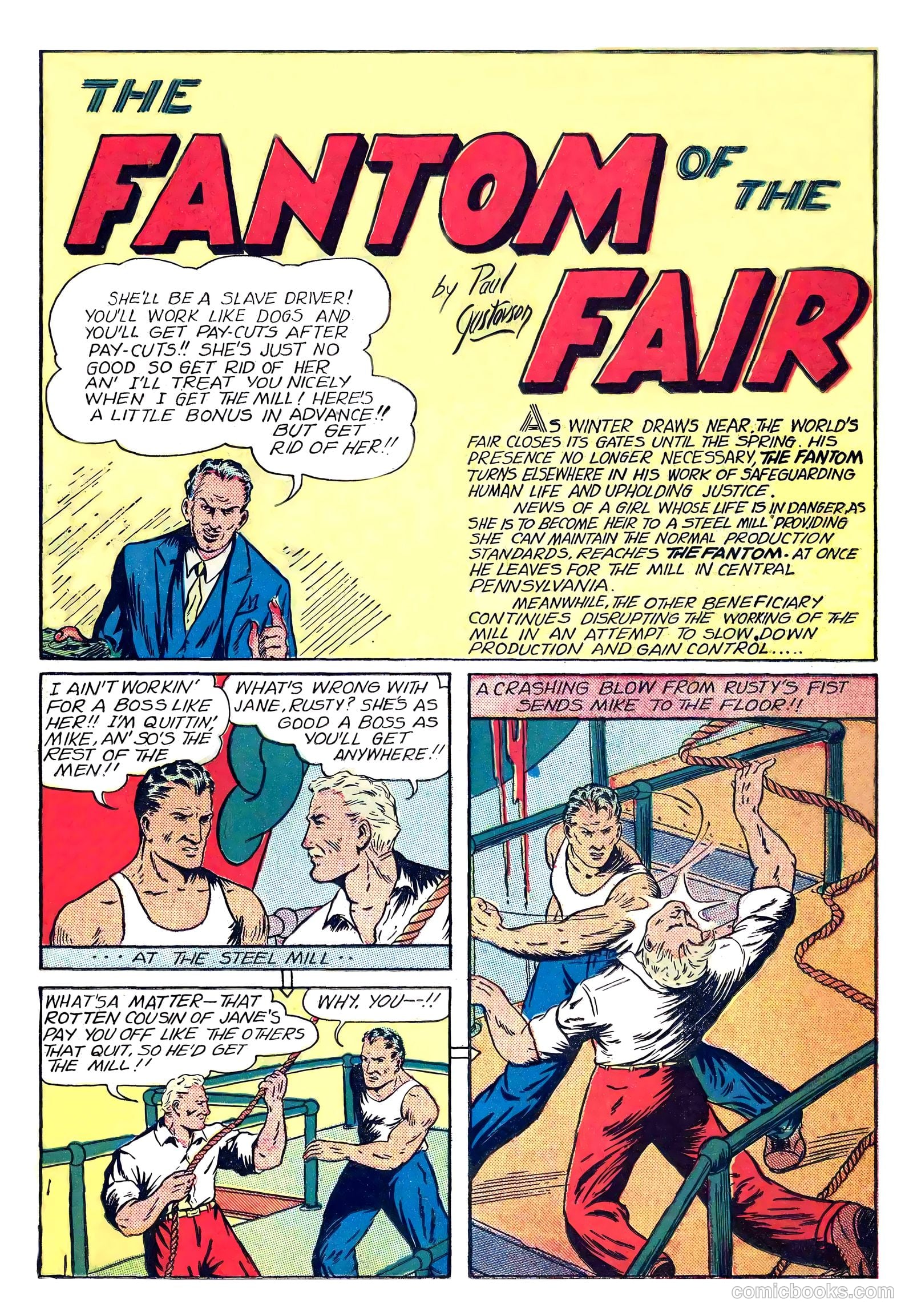 Amazing Mystery Funnies #12 (1939) — page 3 of 52