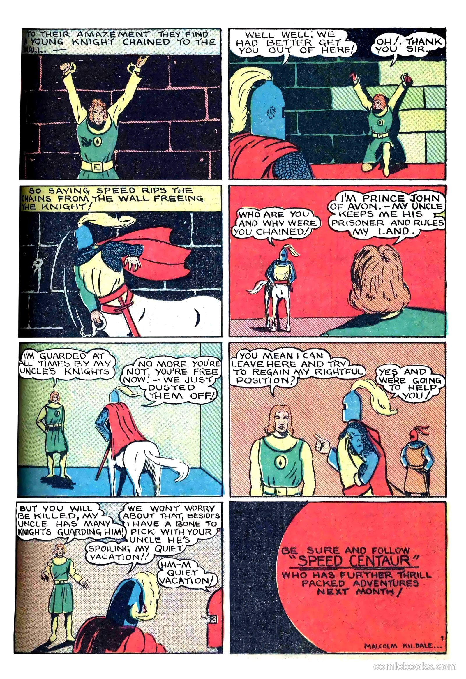 Amazing Mystery Funnies #12 (1939) — page 49 of 52