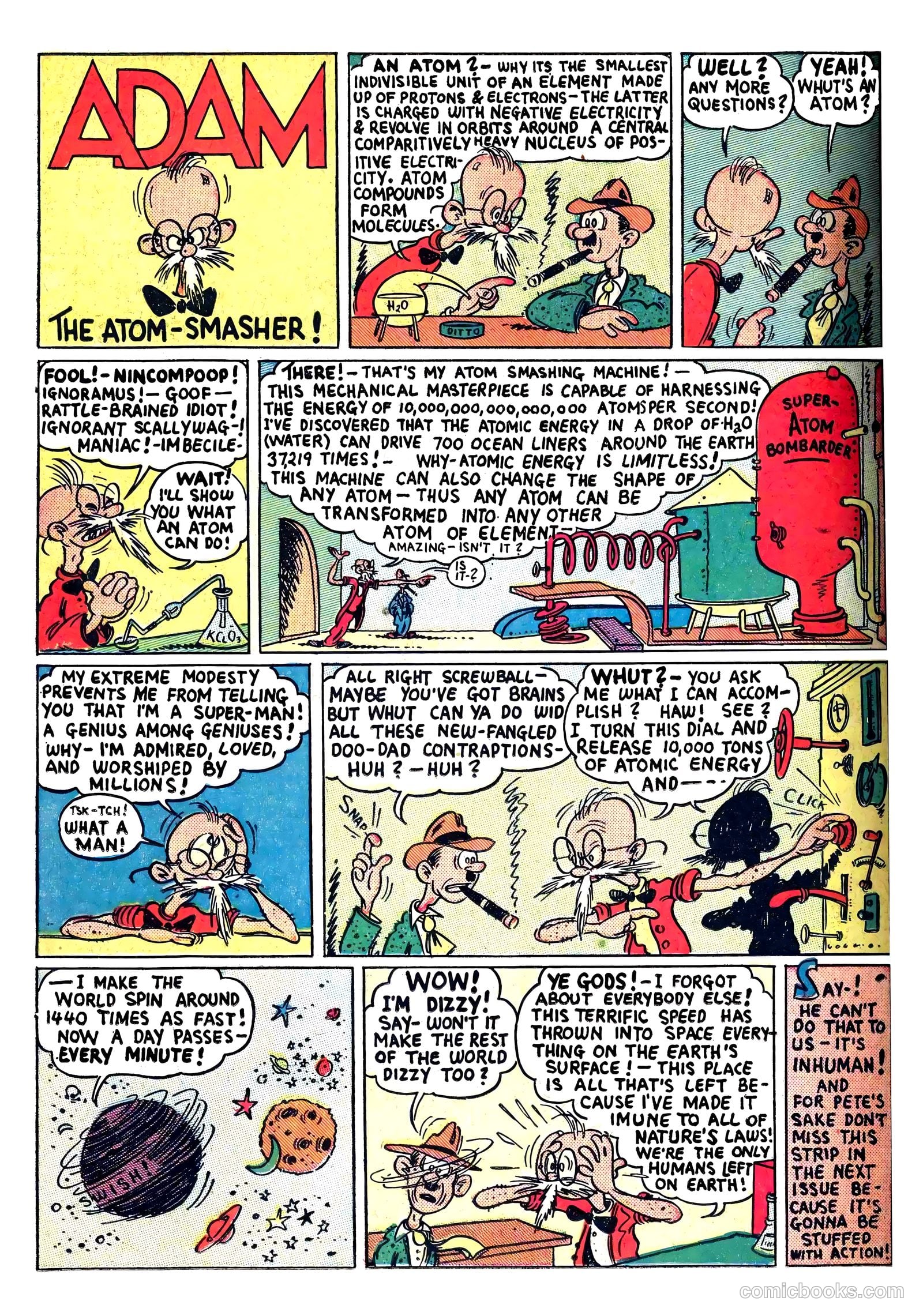 Amazing Mystery Funnies #12 (1939) — page 50 of 52