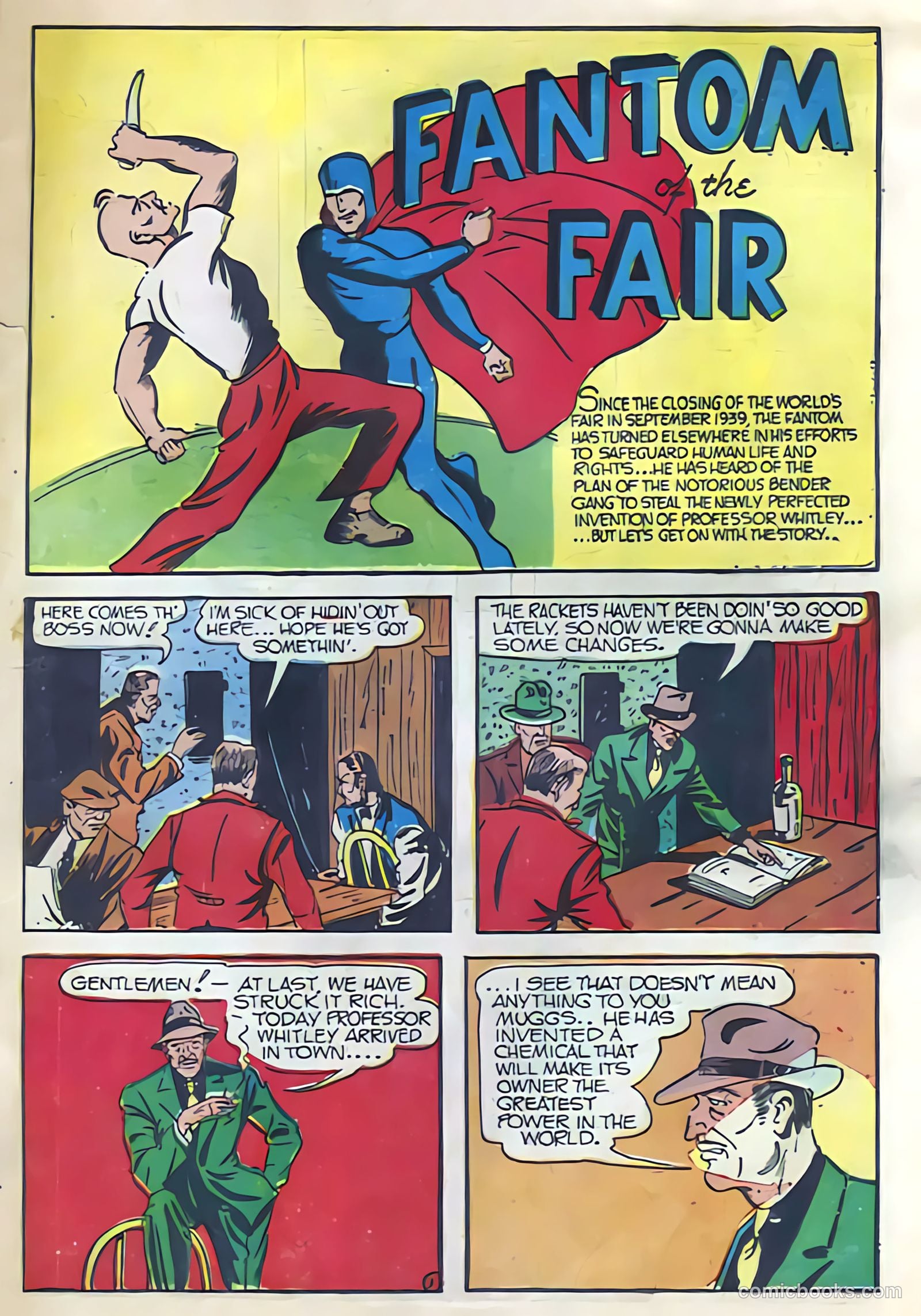Amazing Mystery Funnies #20 (1940, Centaur) — page 2 of 8