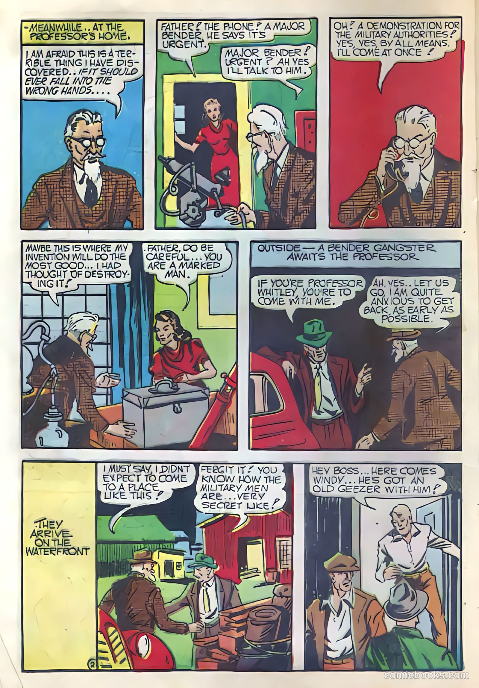 Amazing Mystery Funnies #20 (1940, Centaur) — page 3 of 8