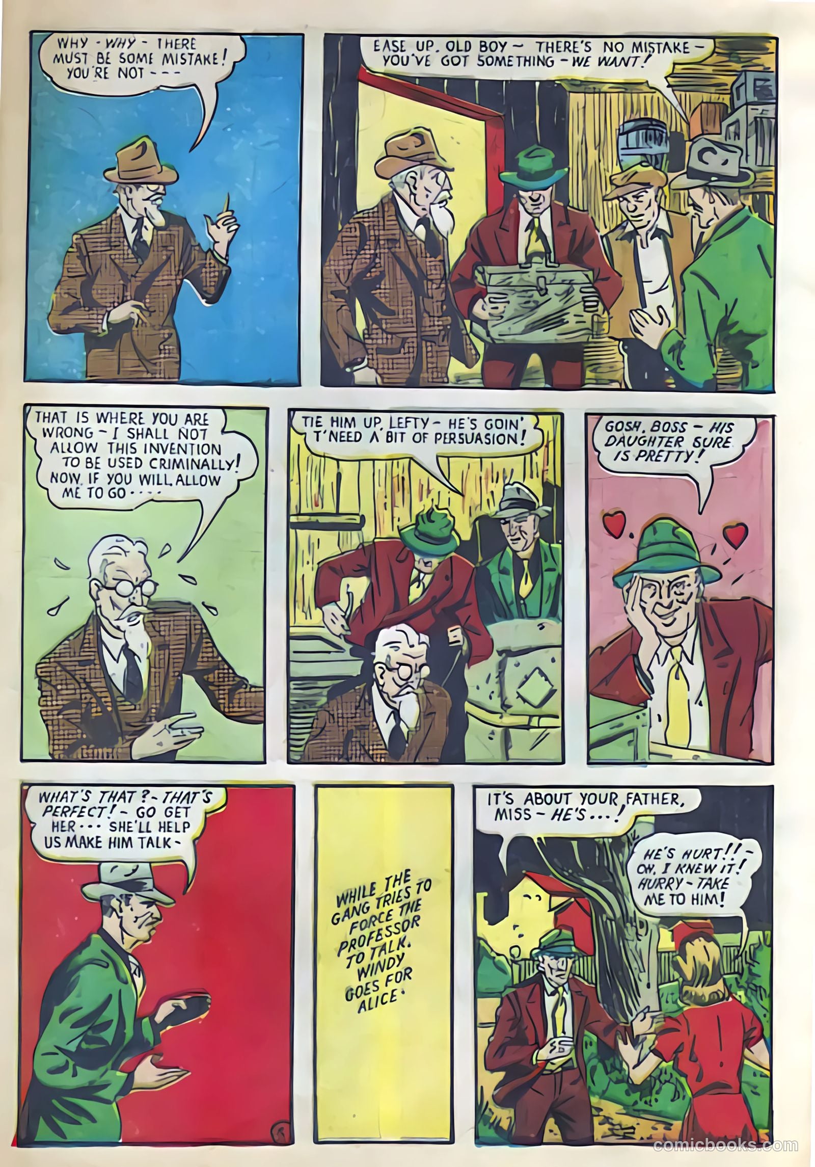 Amazing Mystery Funnies #20 (1940, Centaur) — page 4 of 8