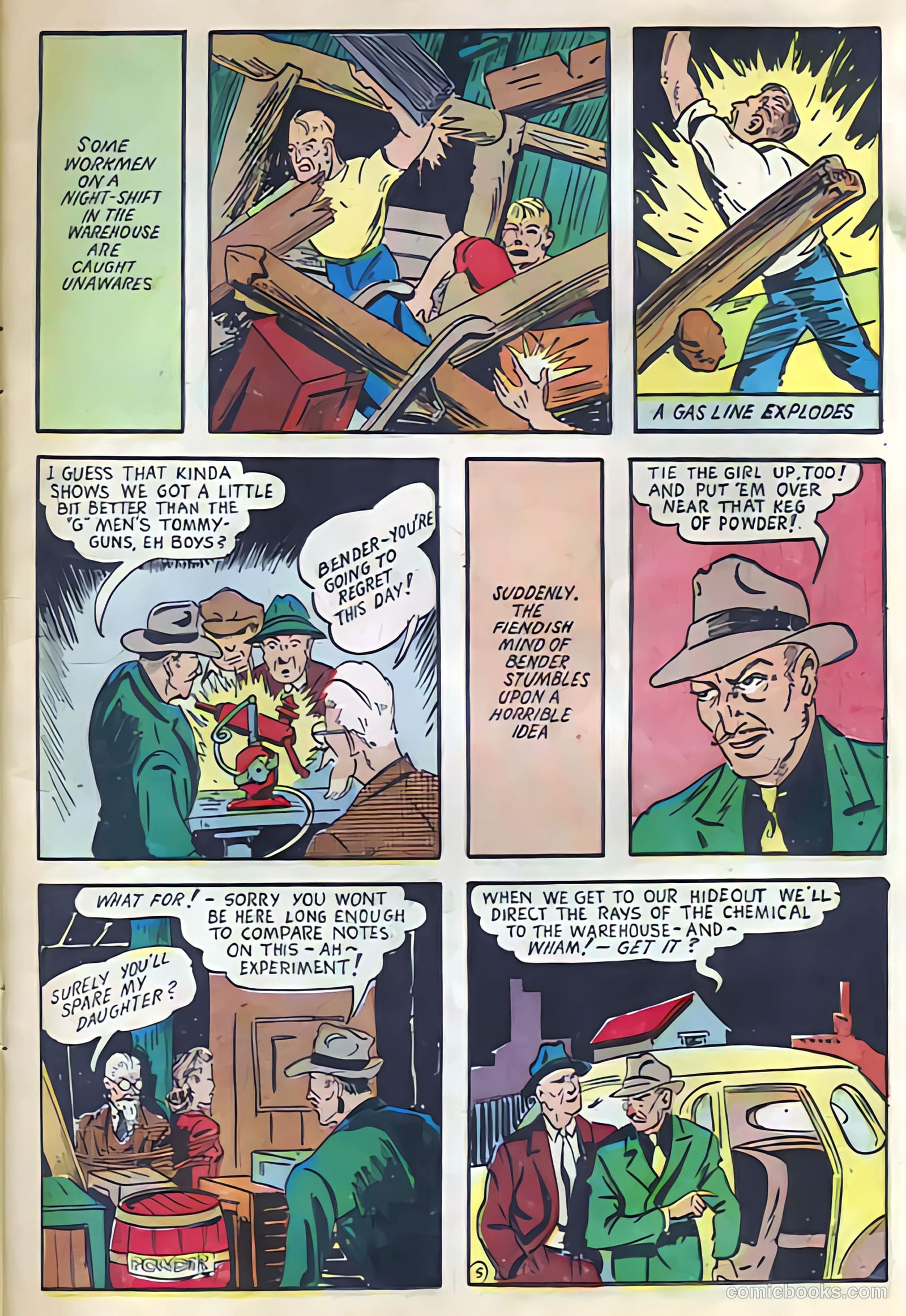 Amazing Mystery Funnies #20 (1940, Centaur) — page 5 of 8