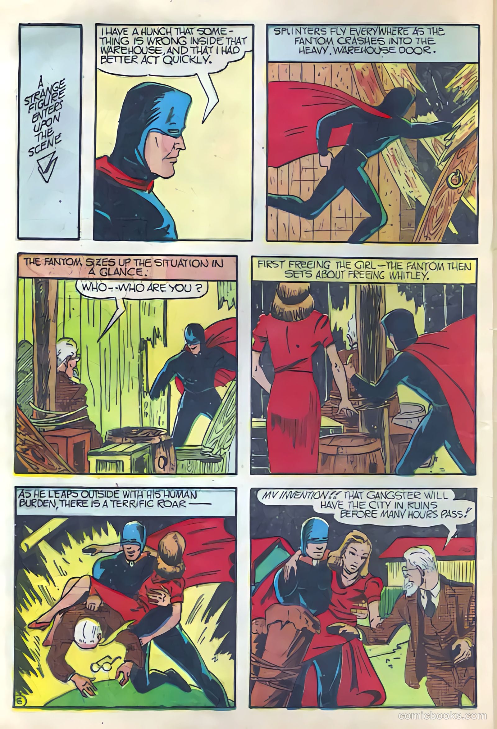 Amazing Mystery Funnies #20 (1940, Centaur) — page 6 of 8