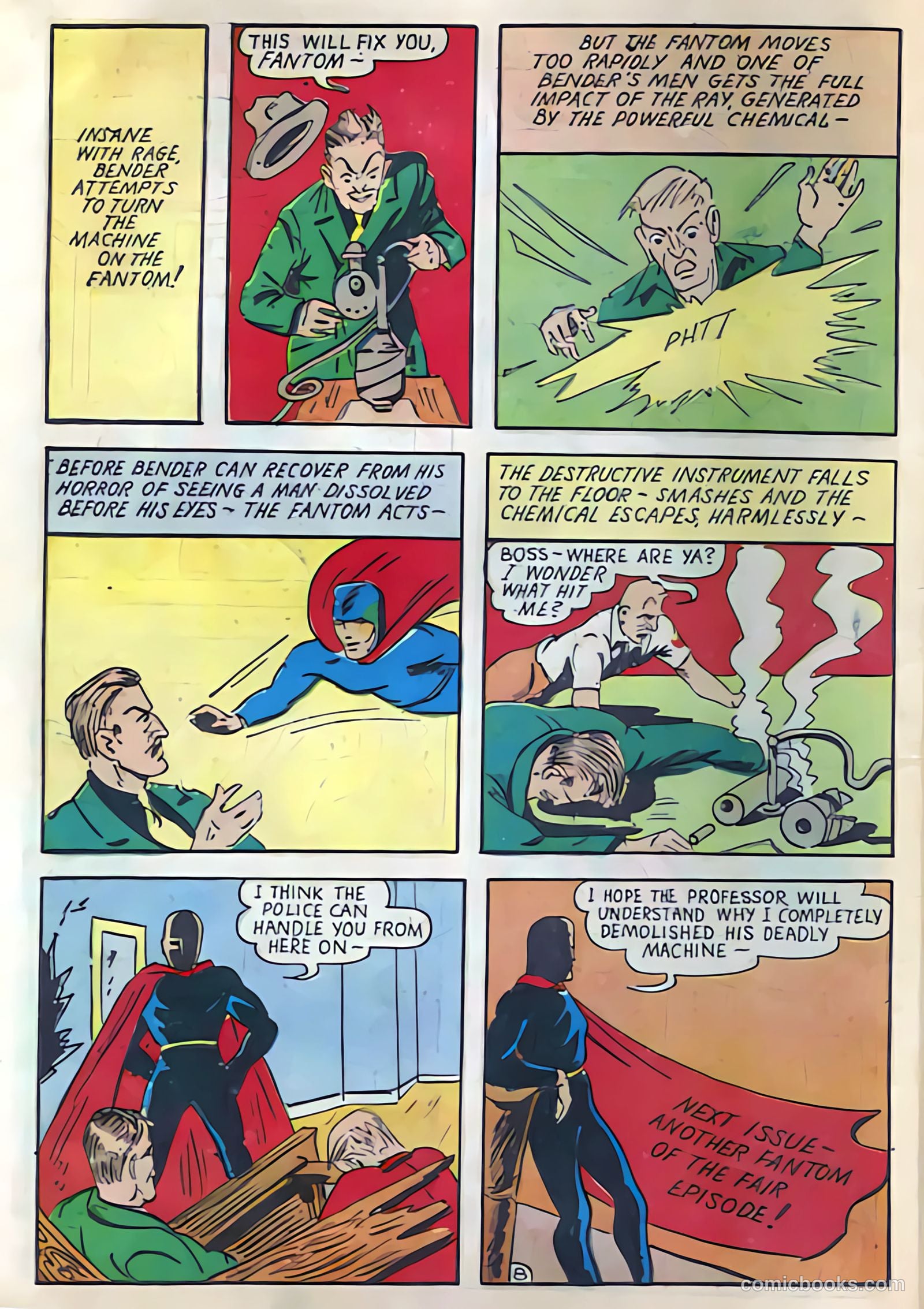 Amazing Mystery Funnies #20 (1940, Centaur) — page 8 of 8