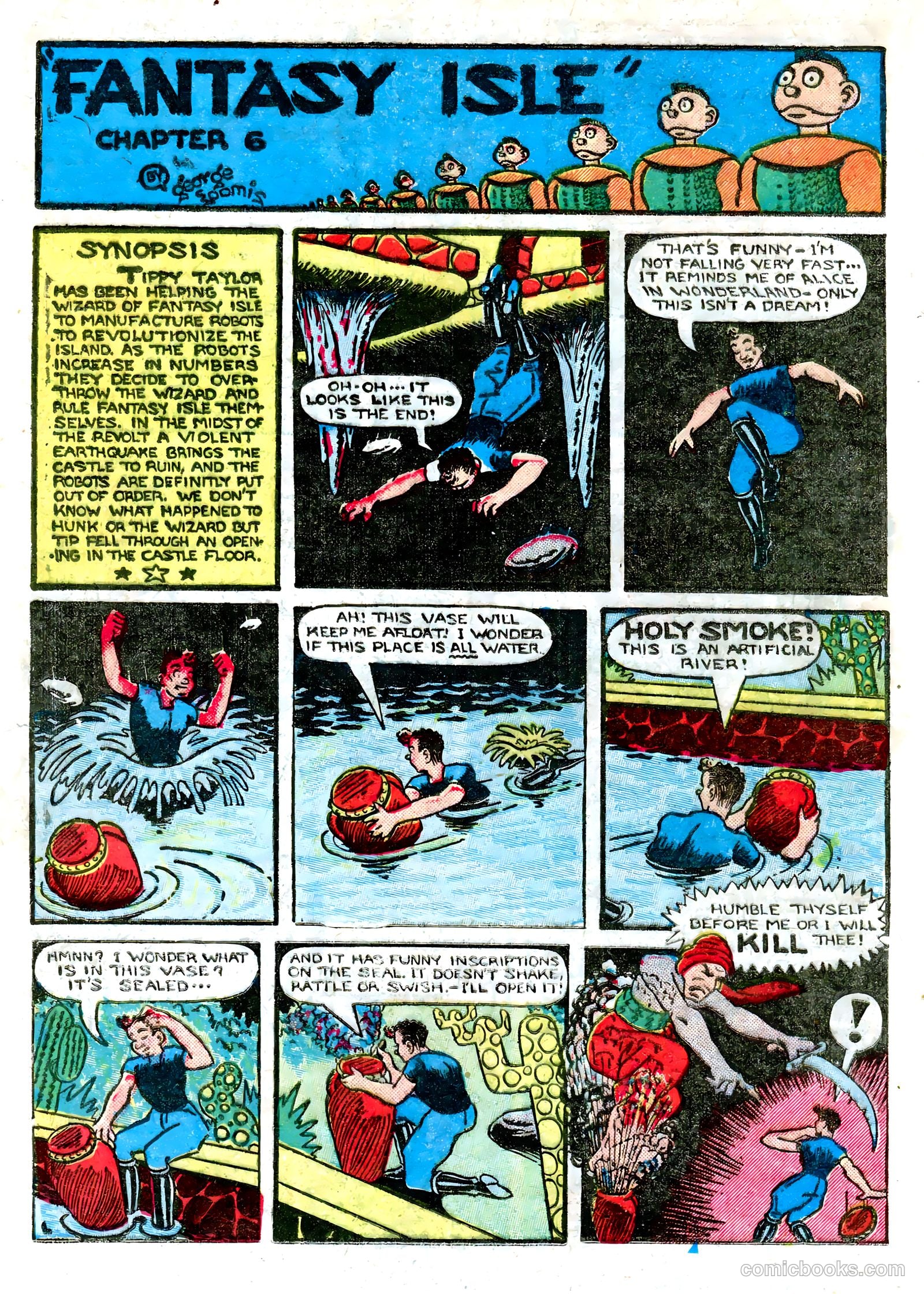 Amazing Mystery Funnies #22 (1942, Centaur) — page 19 of 66