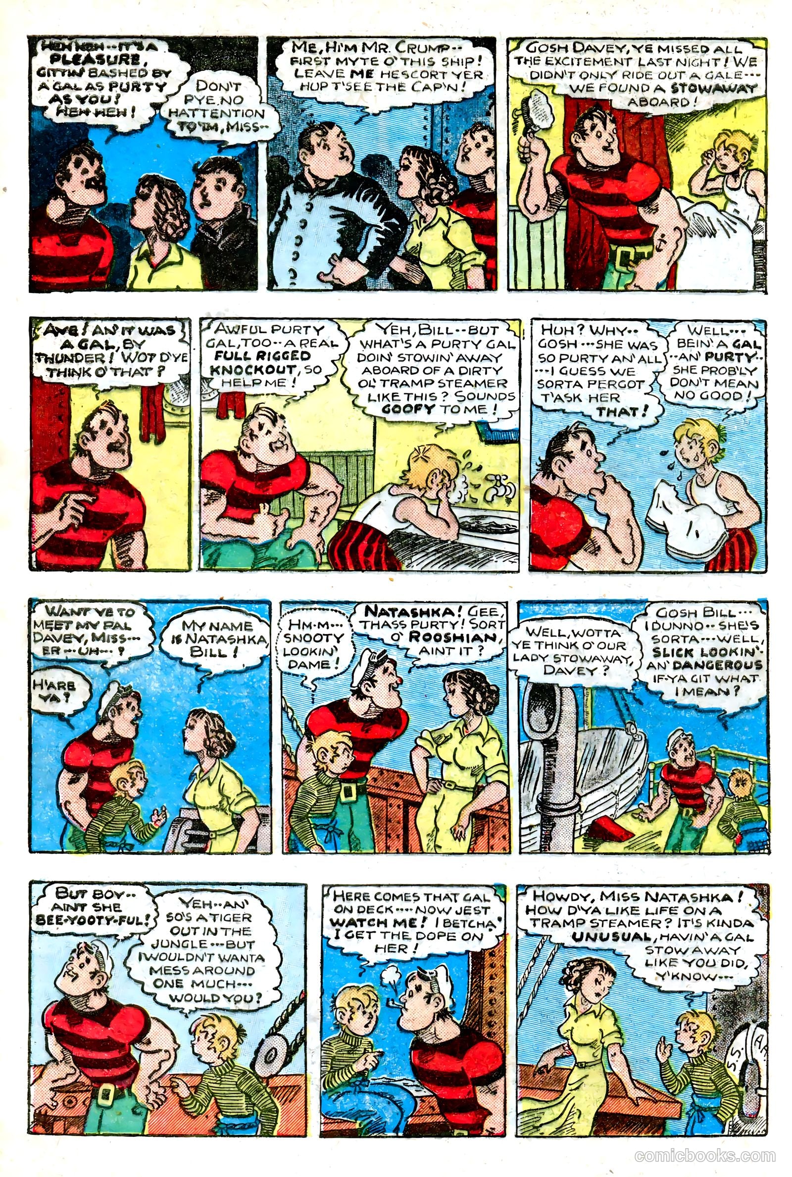 Amazing Mystery Funnies #22 (1942, Centaur) — page 35 of 66