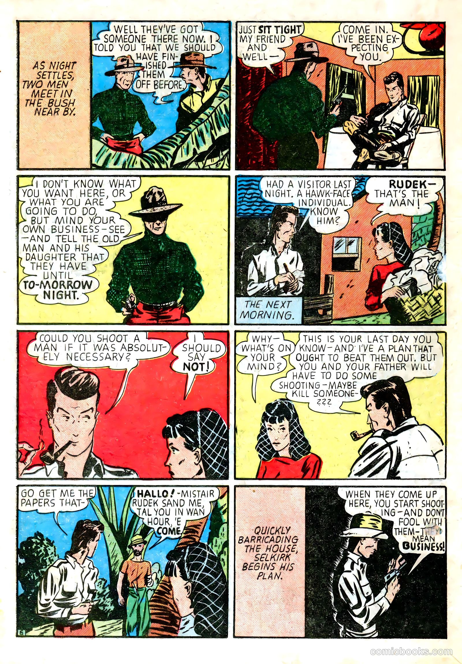 Amazing Mystery Funnies #22 (1942, Centaur) — page 63 of 66