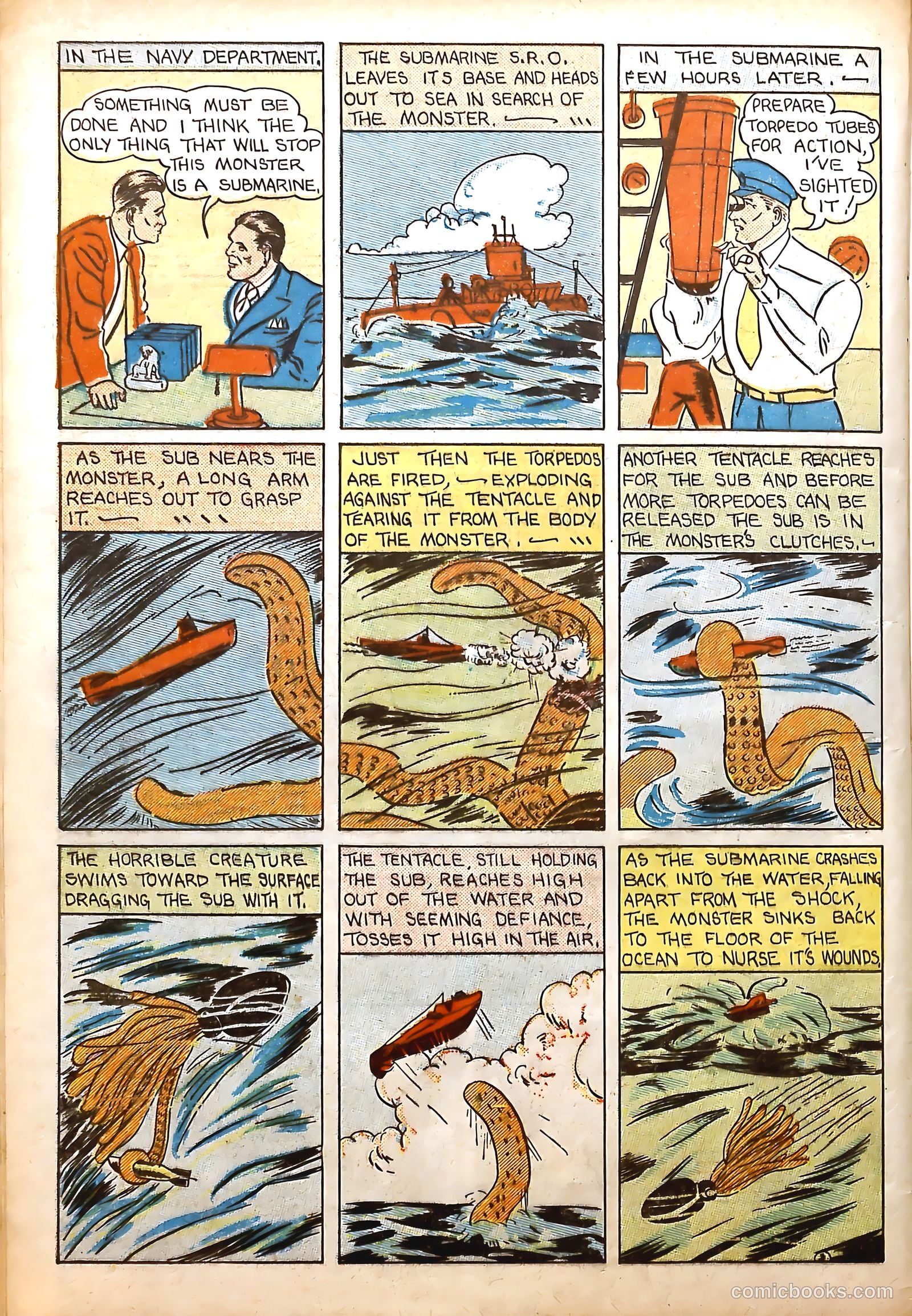 Amazing Mystery Funnies #23 (1943, Centaur) — page 19 of 63