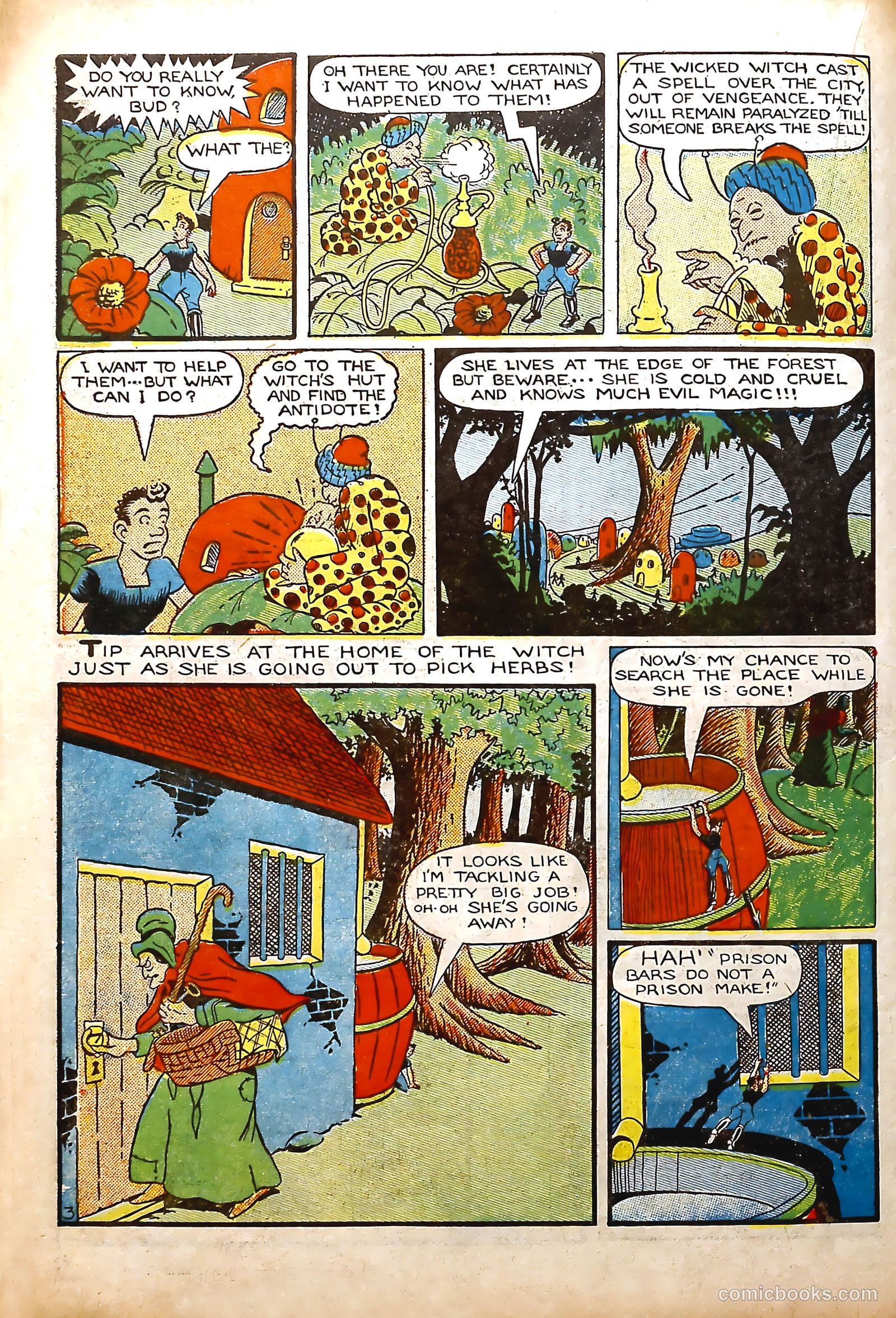 Amazing Mystery Funnies #23 (1943, Centaur) — page 35 of 63