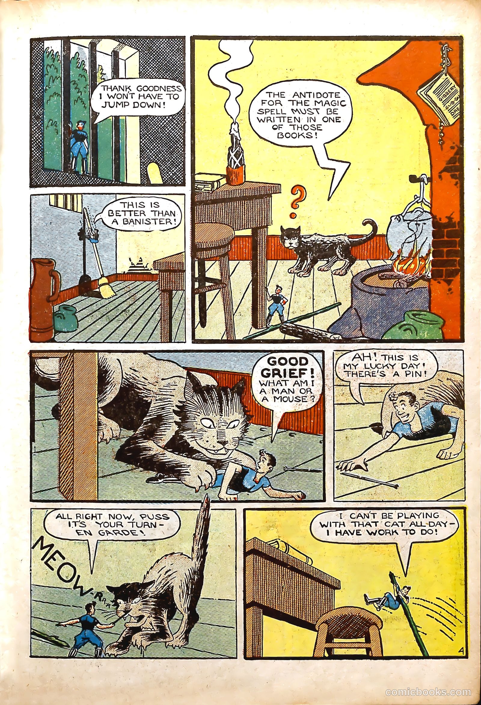 Amazing Mystery Funnies #23 (1943, Centaur) — page 36 of 63