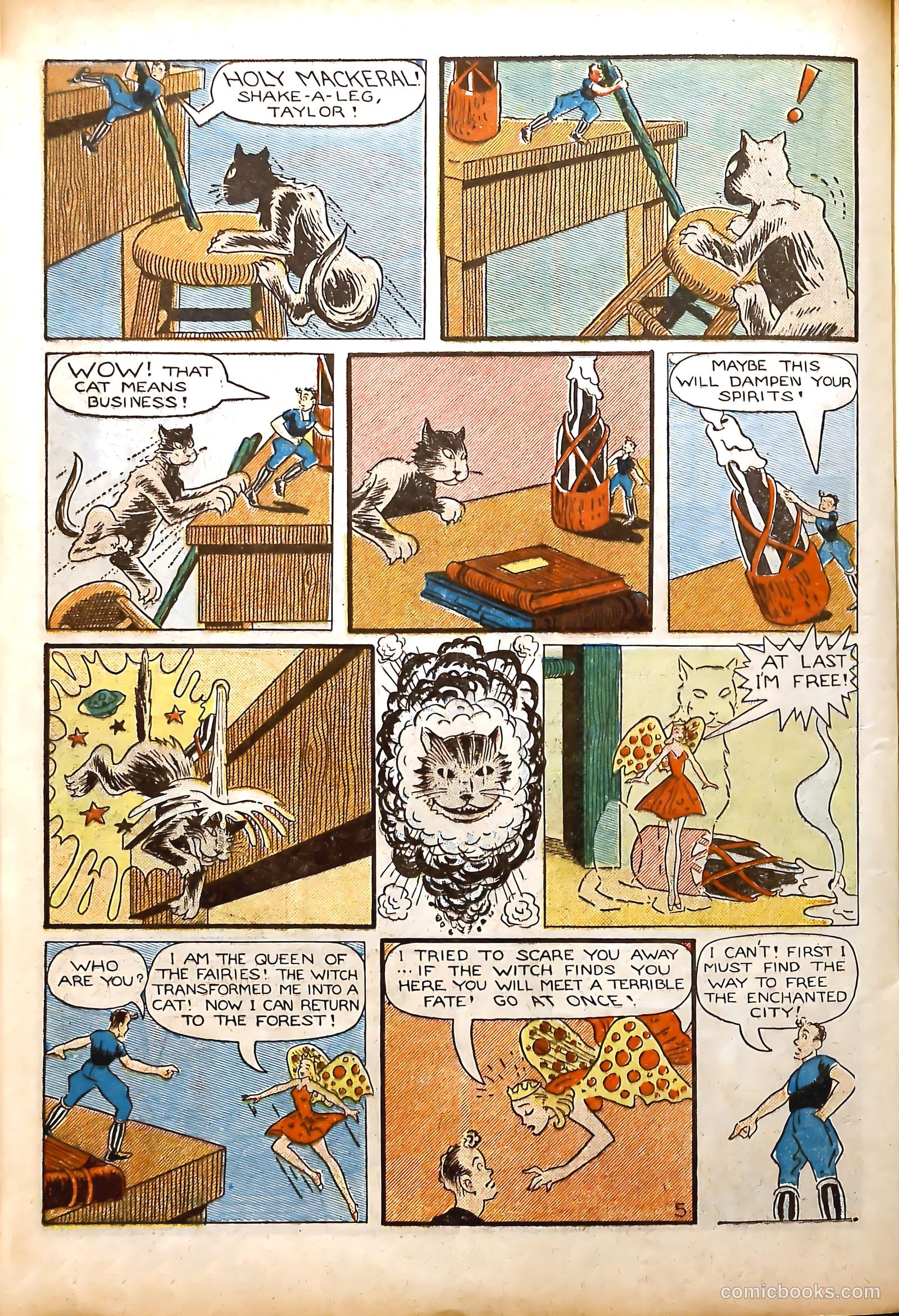 Amazing Mystery Funnies #23 (1943, Centaur) — page 37 of 63