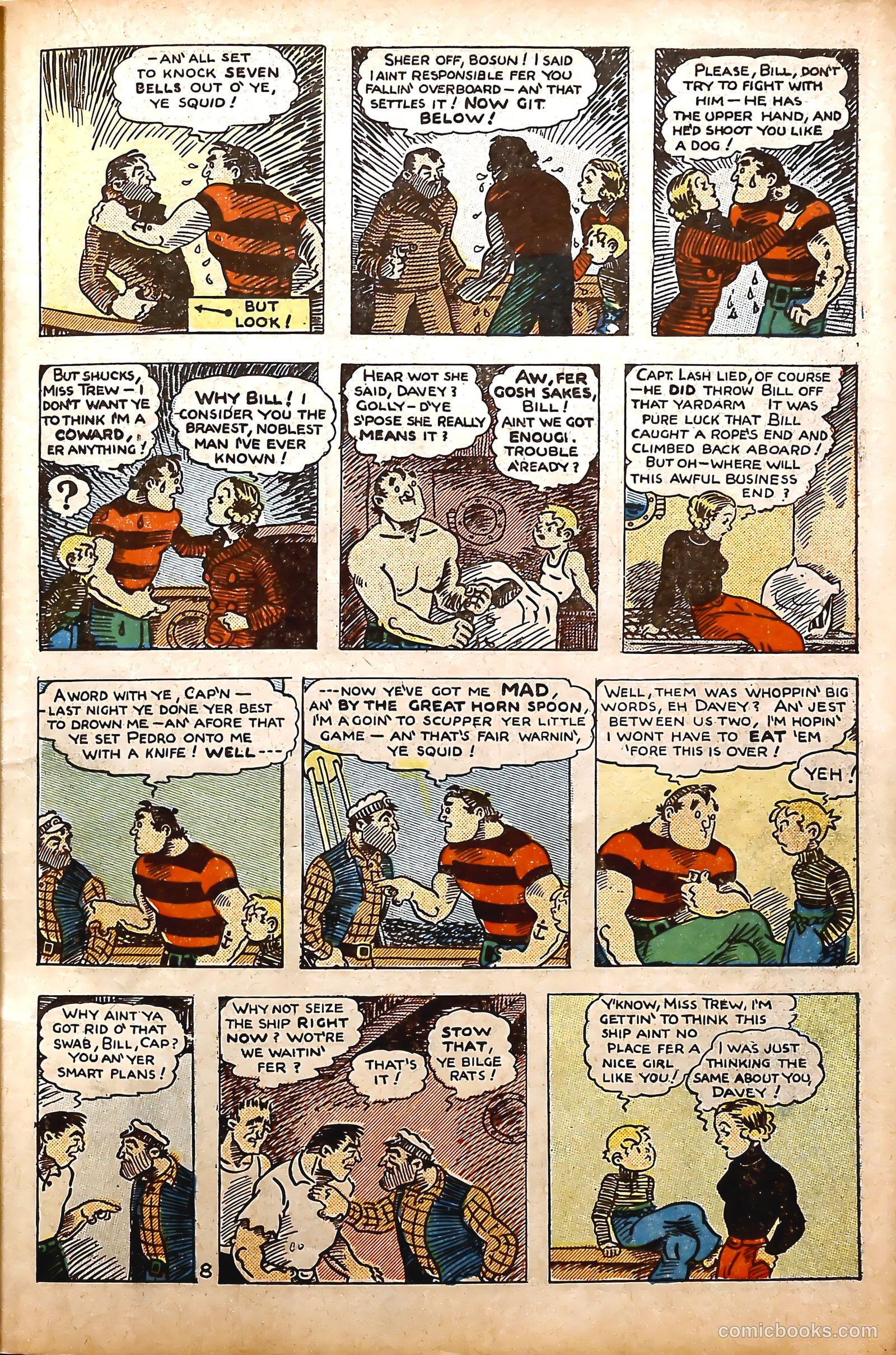 Amazing Mystery Funnies #23 (1943, Centaur) — page 48 of 63