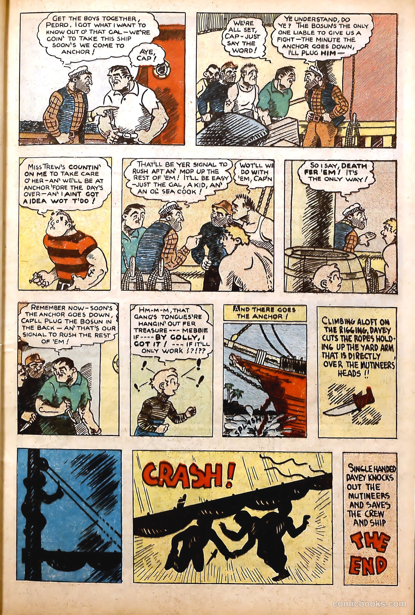 Amazing Mystery Funnies #23 (1943, Centaur) — page 50 of 63