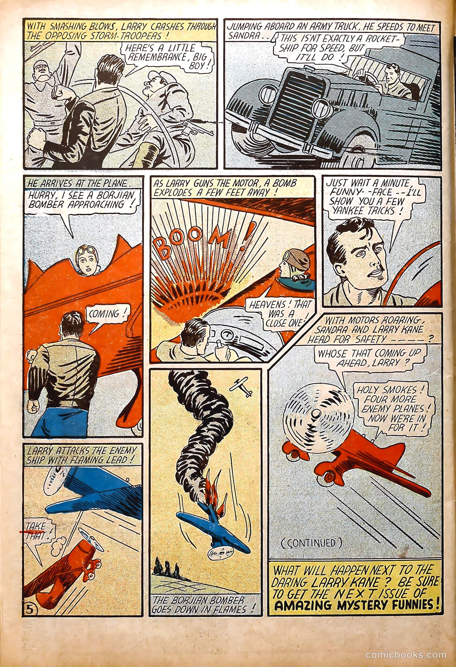 Amazing Mystery Funnies #23 (1943, Centaur) — page 55 of 63