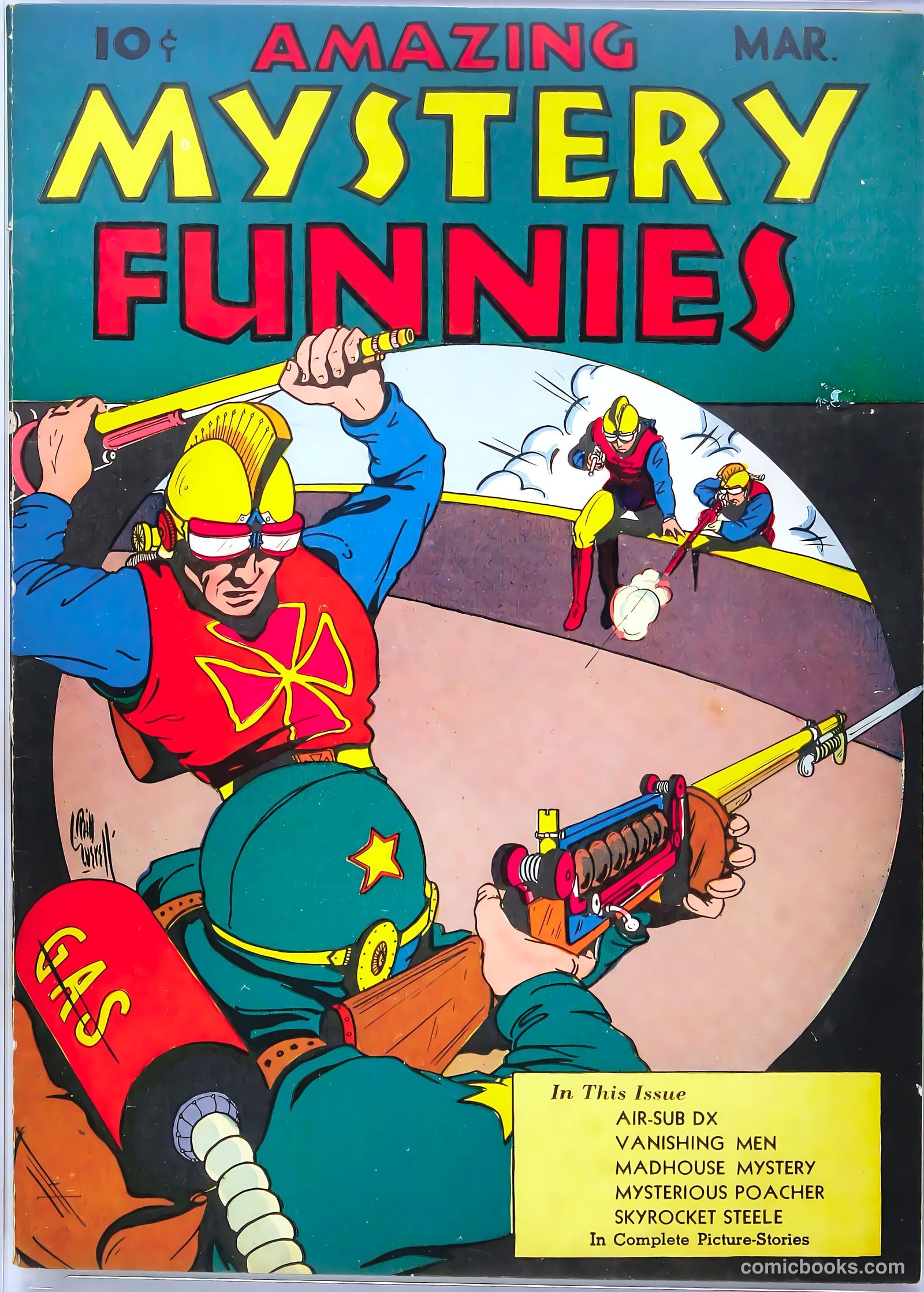 Amazing Mystery Funnies #3 cover