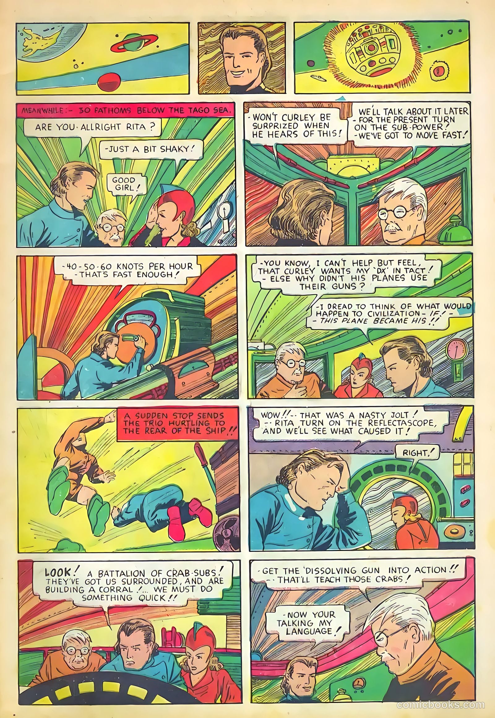 Amazing Mystery Funnies #3 (1939, Centaur) — page 5 of 52