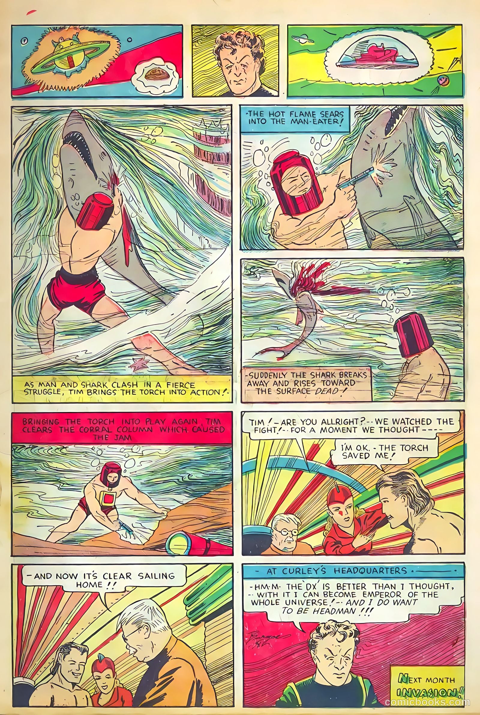 Amazing Mystery Funnies #3 (1939, Centaur) — page 7 of 52