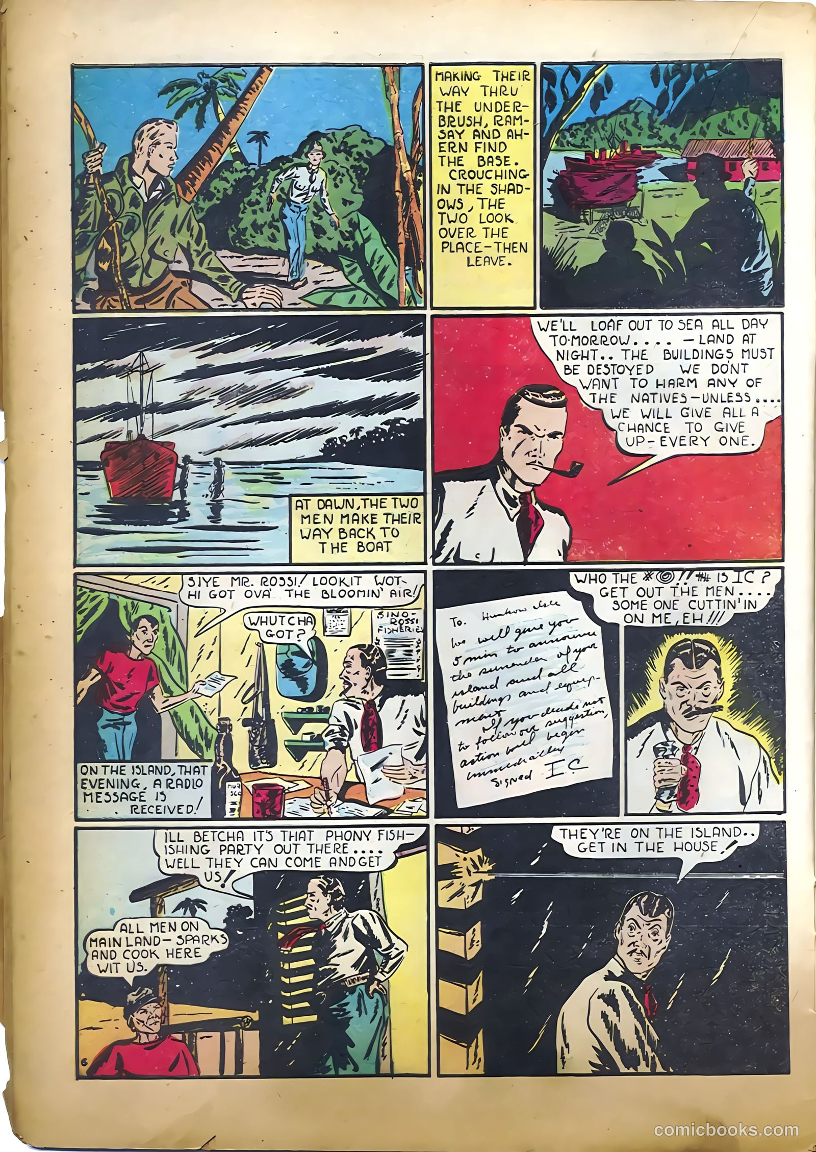 Amazing Mystery Funnies #7 (1939) — page 16 of 52