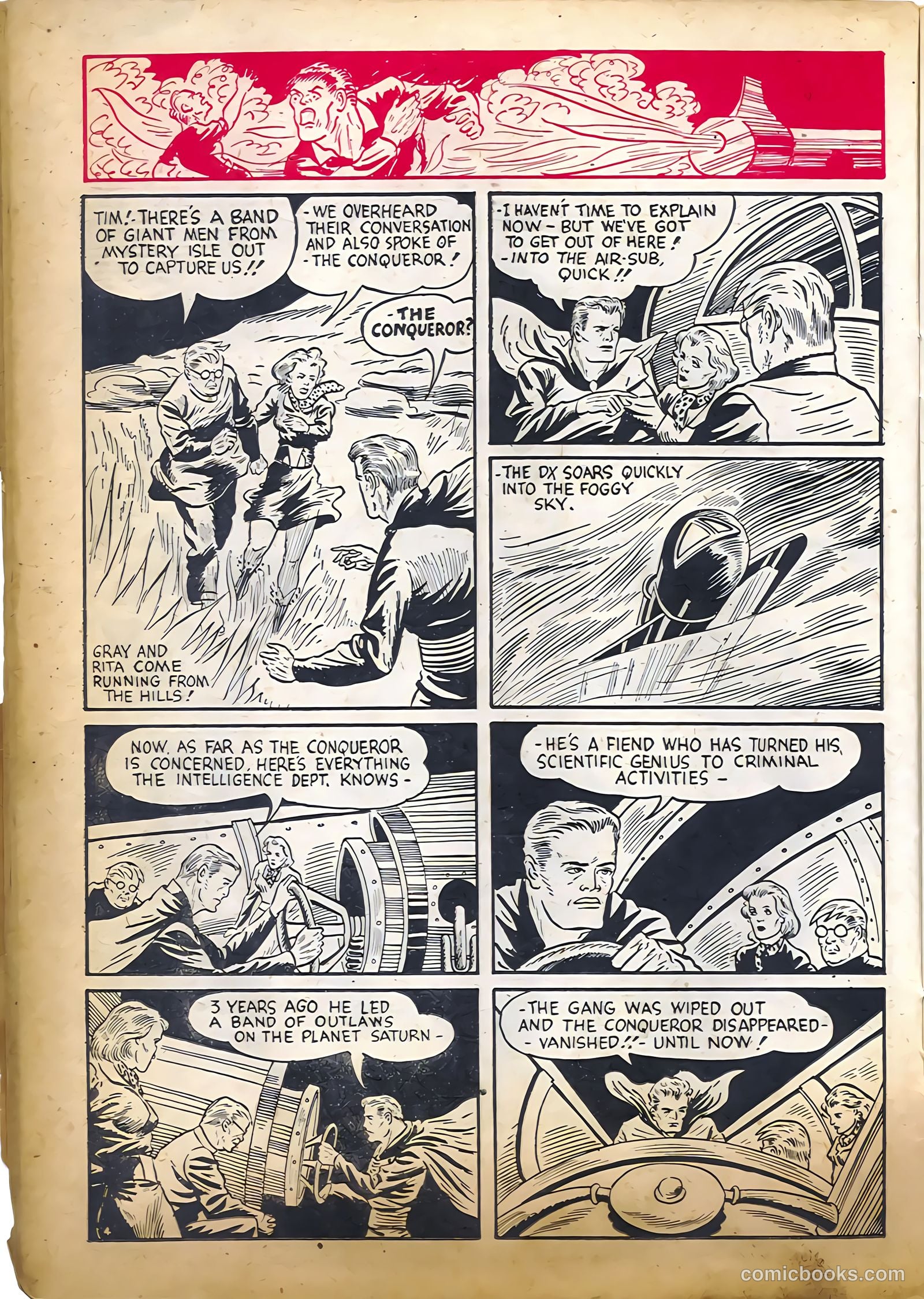 Amazing Mystery Funnies #7 (1939) — page 22 of 52